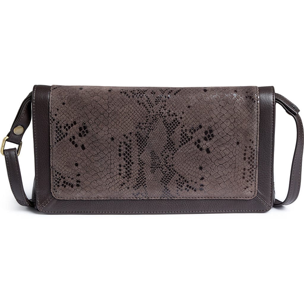 Fashion Favourites Kuvertväska 14 CM #Färg_Mocca ormmönster