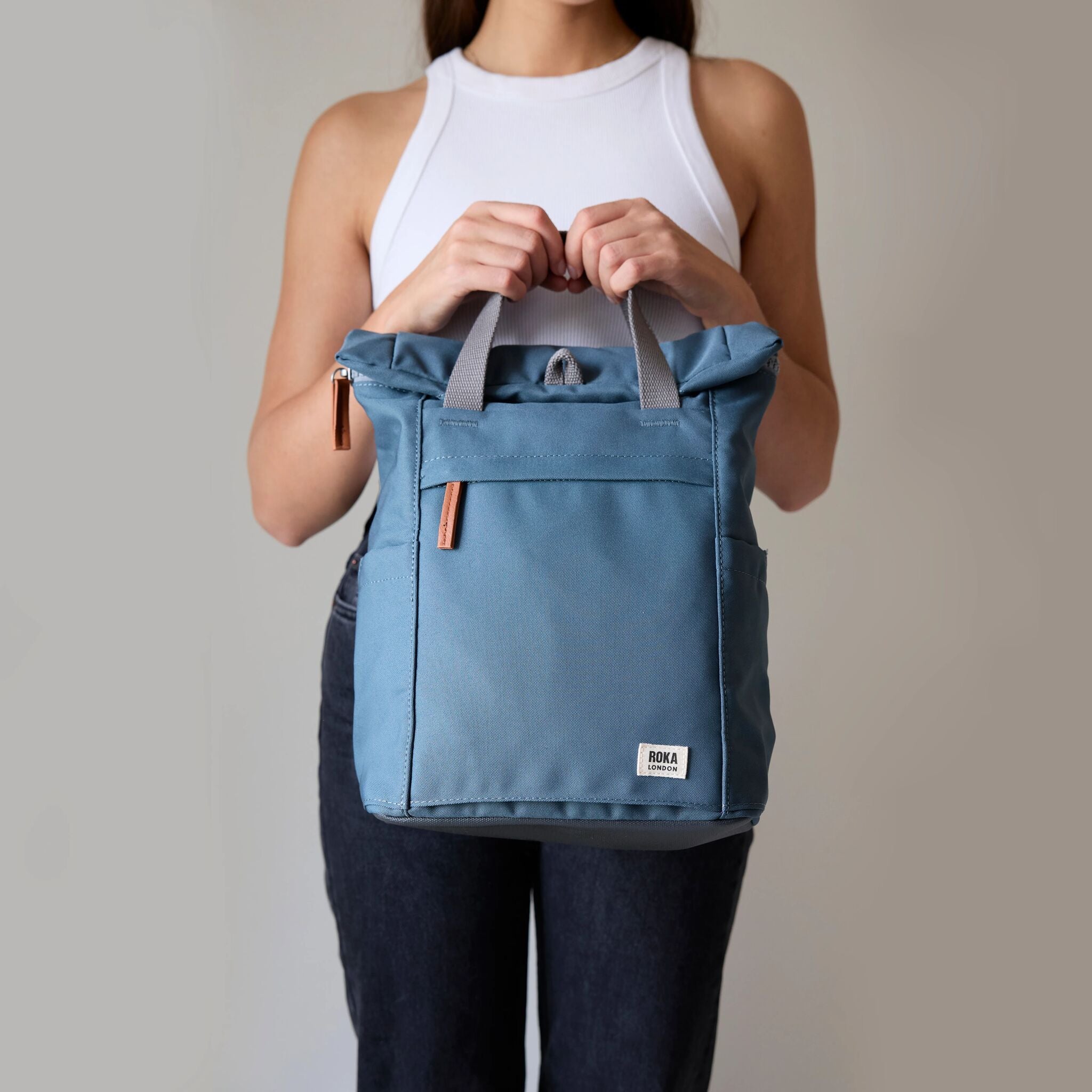 ROKA London - Finchley S ryggsäck #Färg_Burnt_Blue