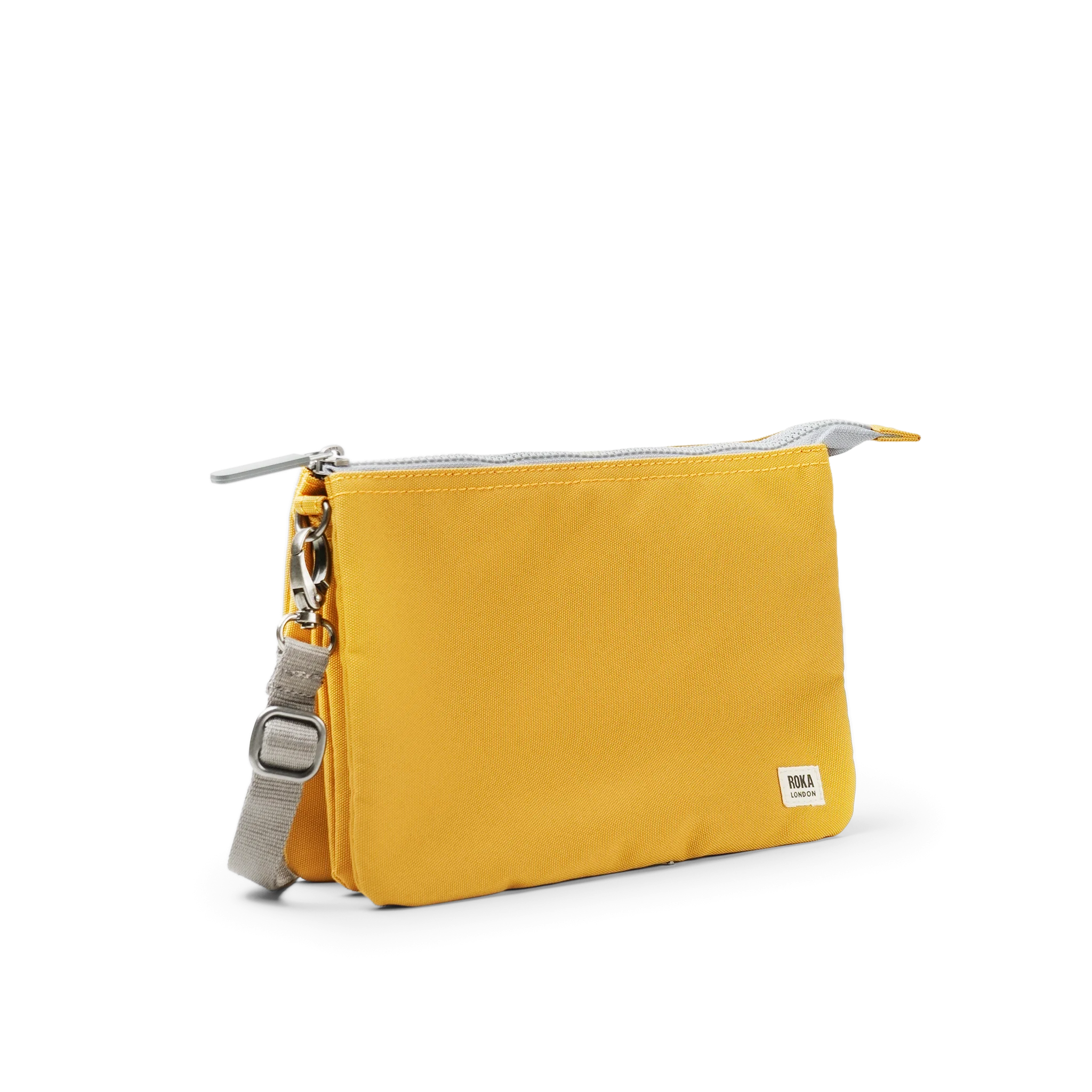 ROKA London - Carnaby XL XL Carnaby crossbody-väska #Färg_Flax