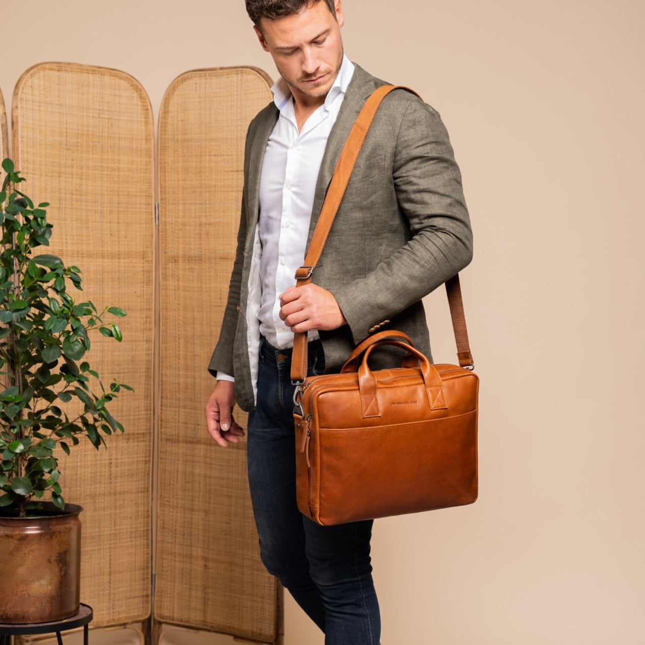 The Chesterfield Brand - Frazer Laptopväska #Färg_Konjak