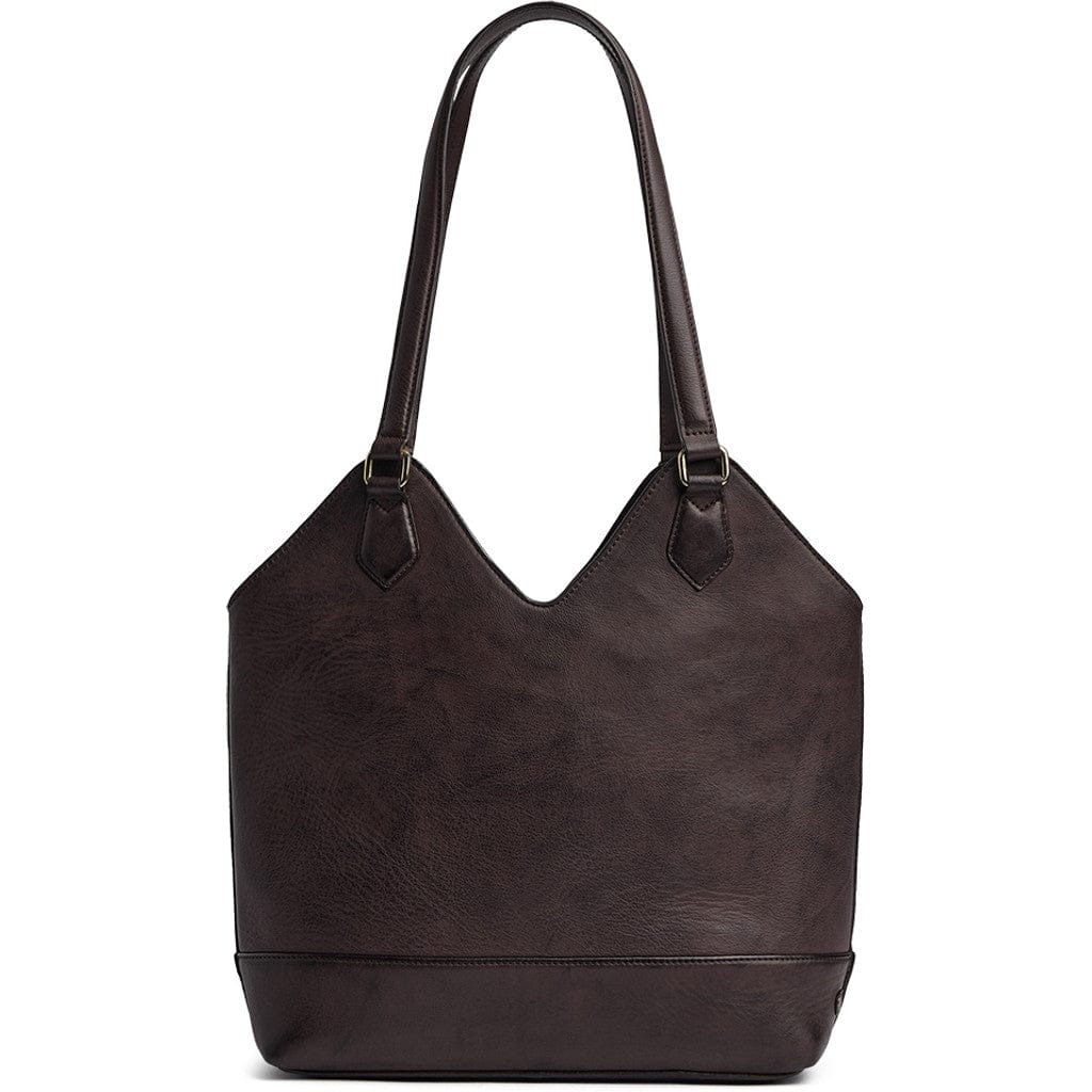 Golden Chic Handväska 26/34 CM #Färg_Kaffebrun