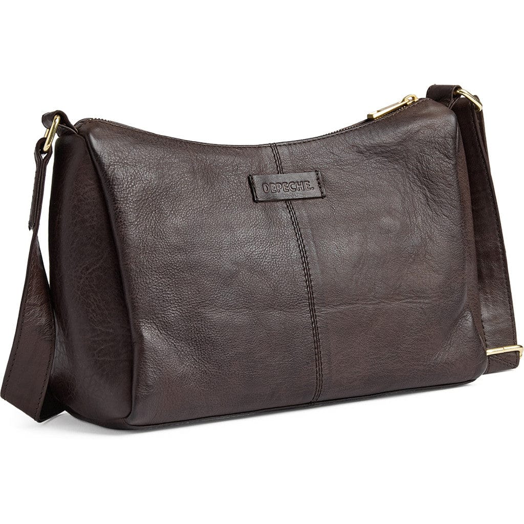Golden Chic Axelremsväska 20 CM #Färg_Kaffebrun