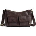 Golden Chic Axelremsväska 20 CM #Färg_Kaffebrun