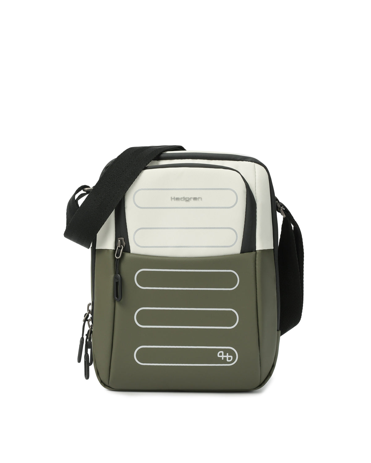 Relax M Crossbody #Färg_Grå / Olivgrön