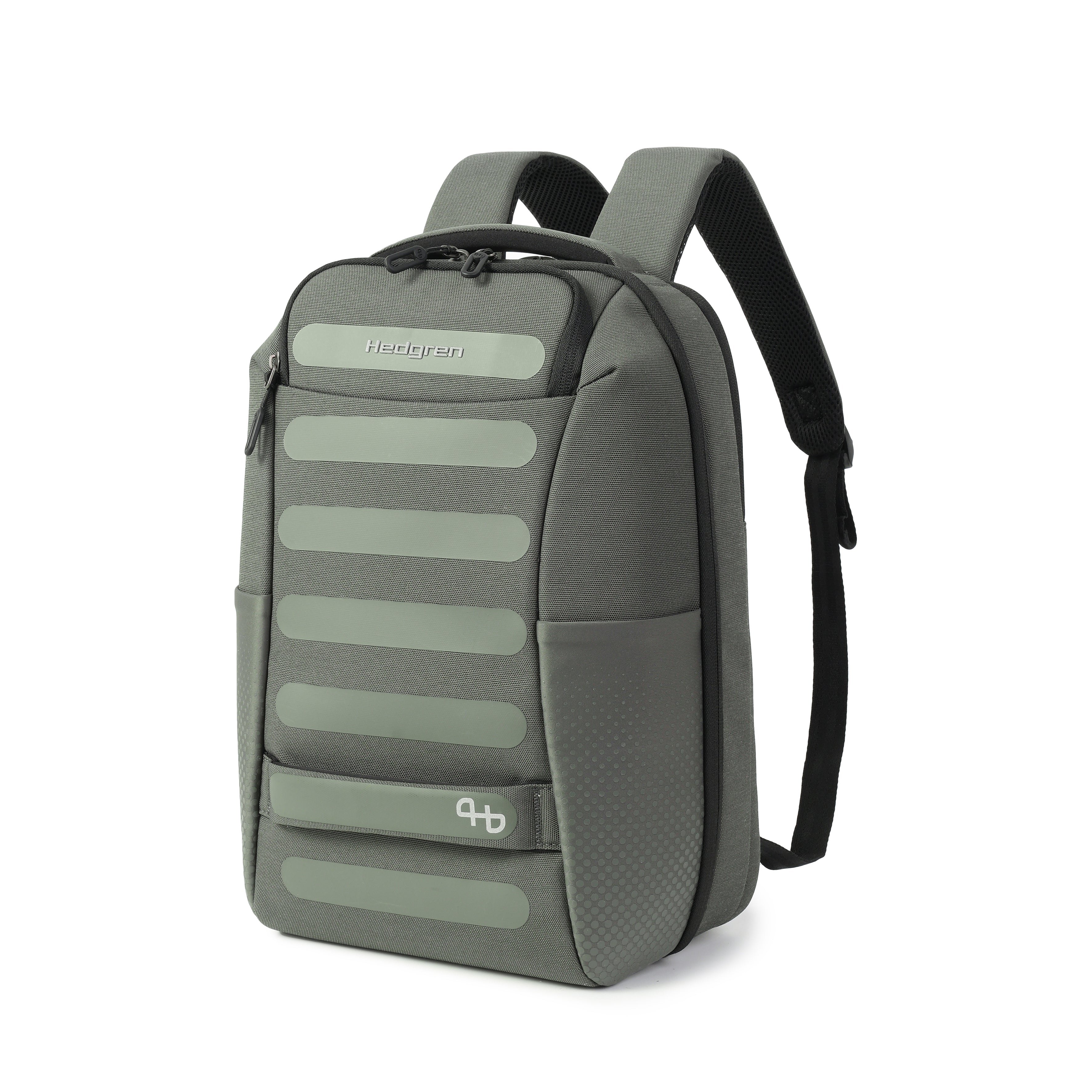 HANDLE Ryggsäck 15,6” RFID #Färg_Svartgrön