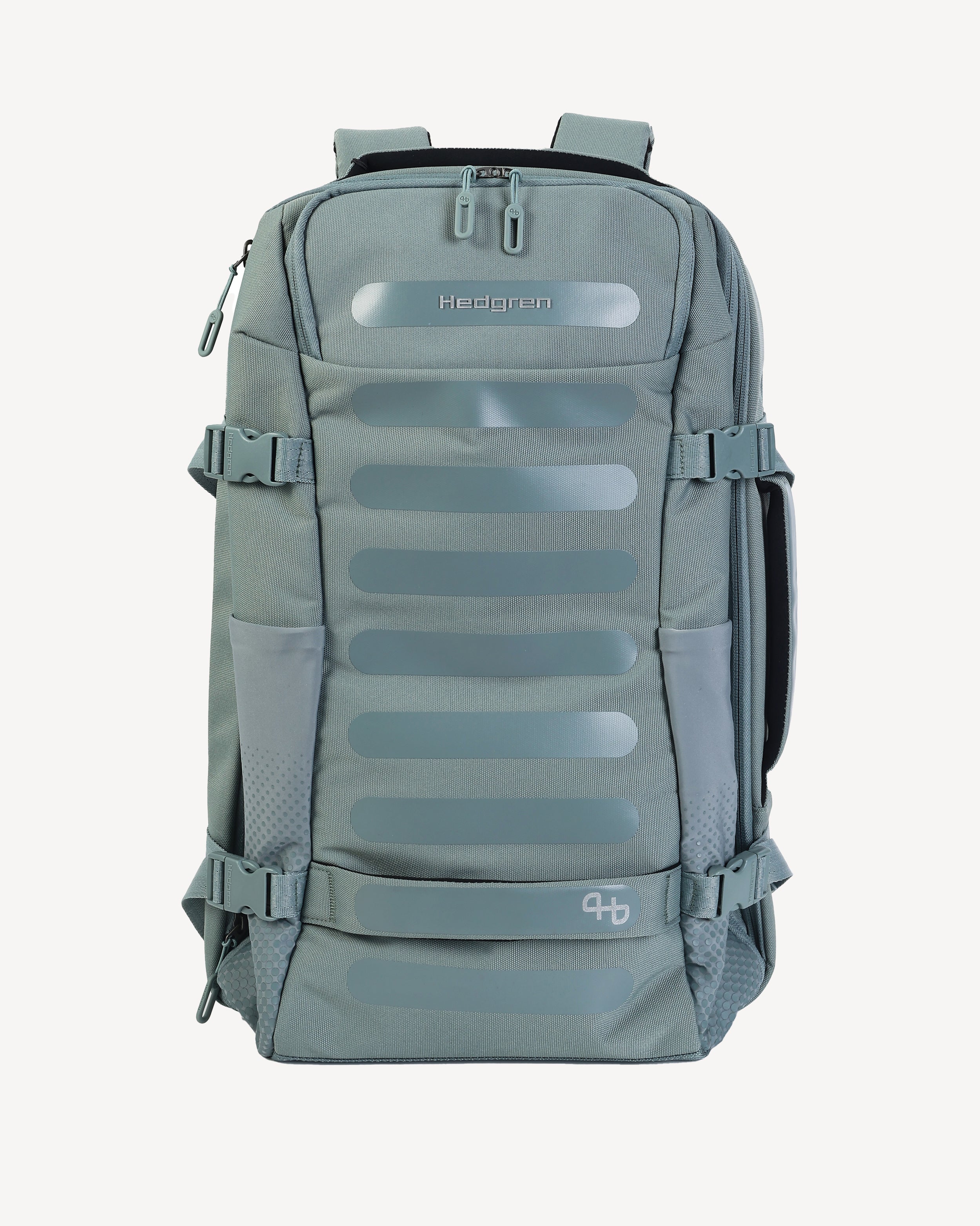 TRIP L Stor reseryggsäck 15,6” RFID #Färg_Grågrön