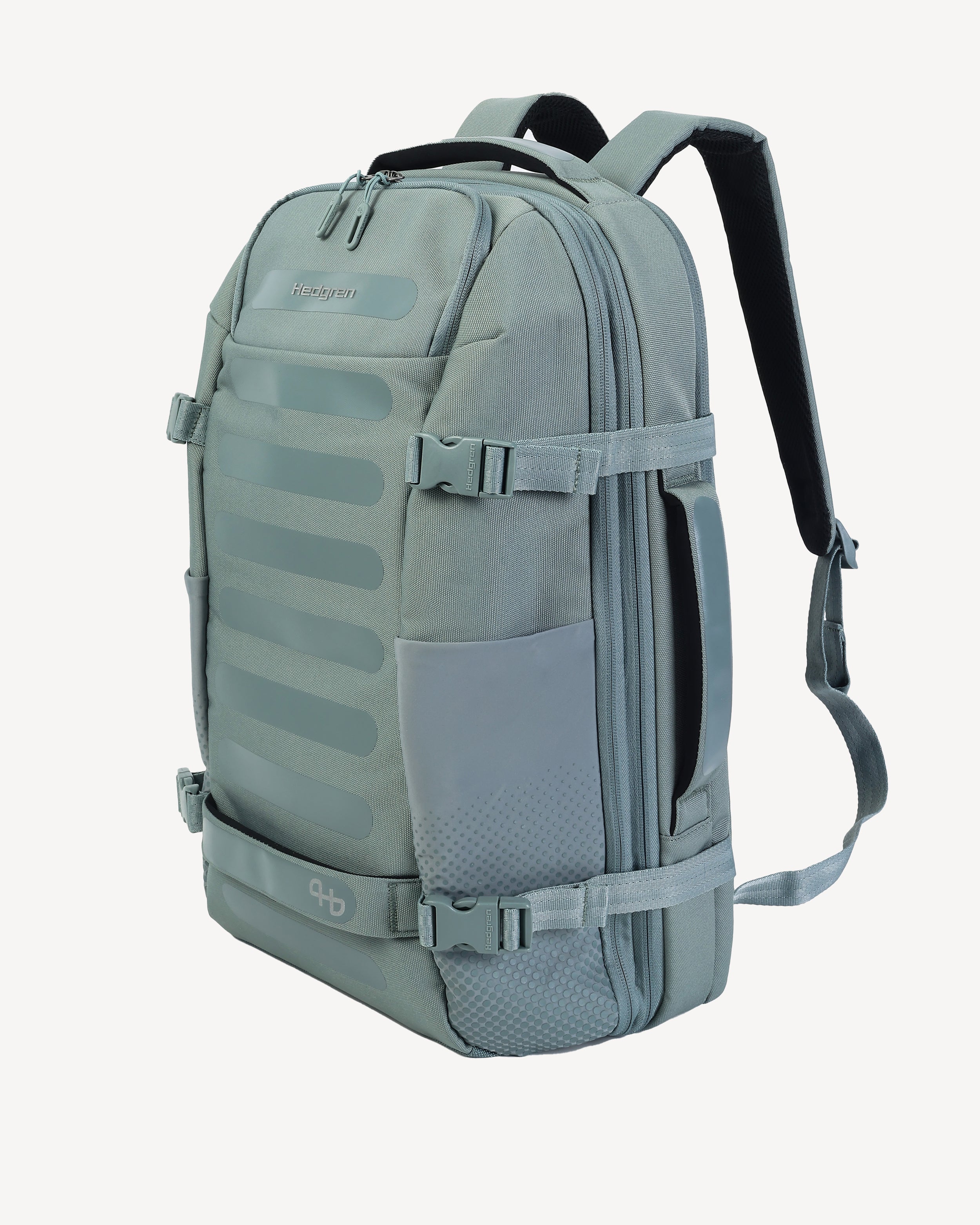 TRIP L Stor reseryggsäck 15,6” RFID #Färg_Grågrön