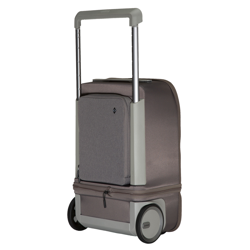 VOYAGER - Grå -  Expanderbar Kabinväska 55/75 cm - USB-A-port