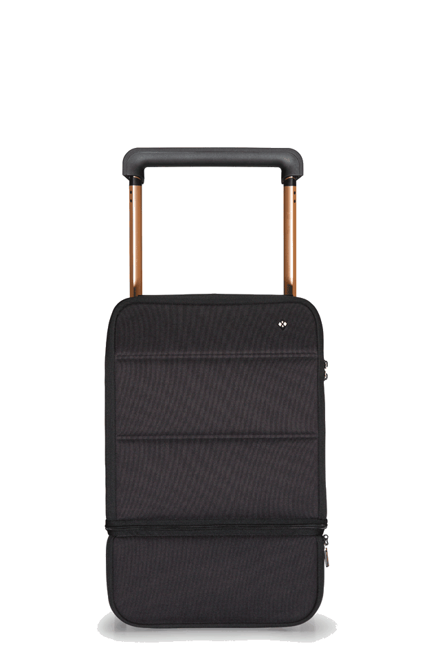 NOMAD - Svart - Expanderbar Kabinväska 55/75 cm - Kabinväska - Powerbank ingår