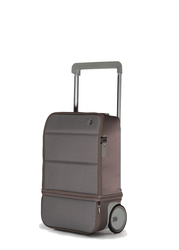 NOMAD - Grå - Expanderbar Kabinväska 55/75 cm - Powerbank ingår