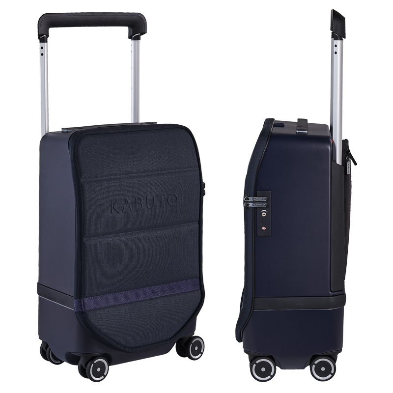 Kabuto Carry-on CABIN Ideal - Expanderbar 55/75 cm - Blå Kabinväska - Powerbank