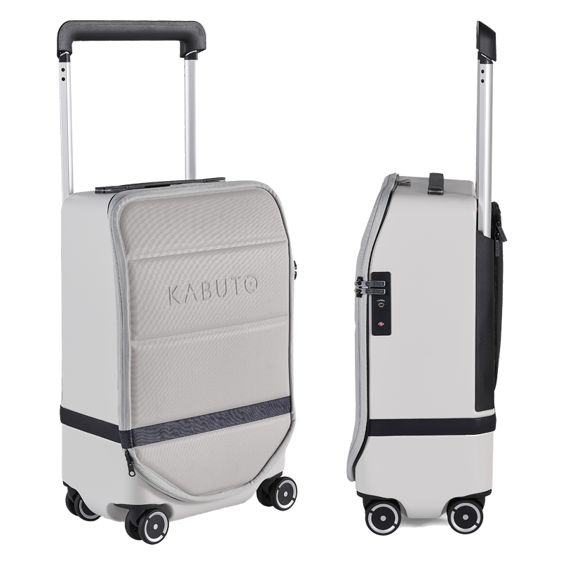 Kabuto Carry-on CABIN Ideal - Expanderbar 55/75 cm - Grå Kabinväska - Powerbank