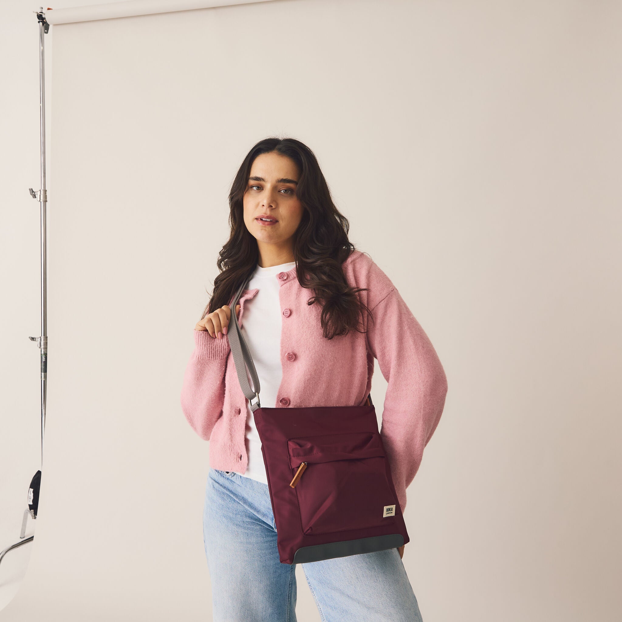 ROKA London - Kennington M crossbody-väska #Färg_Burnt_Orange