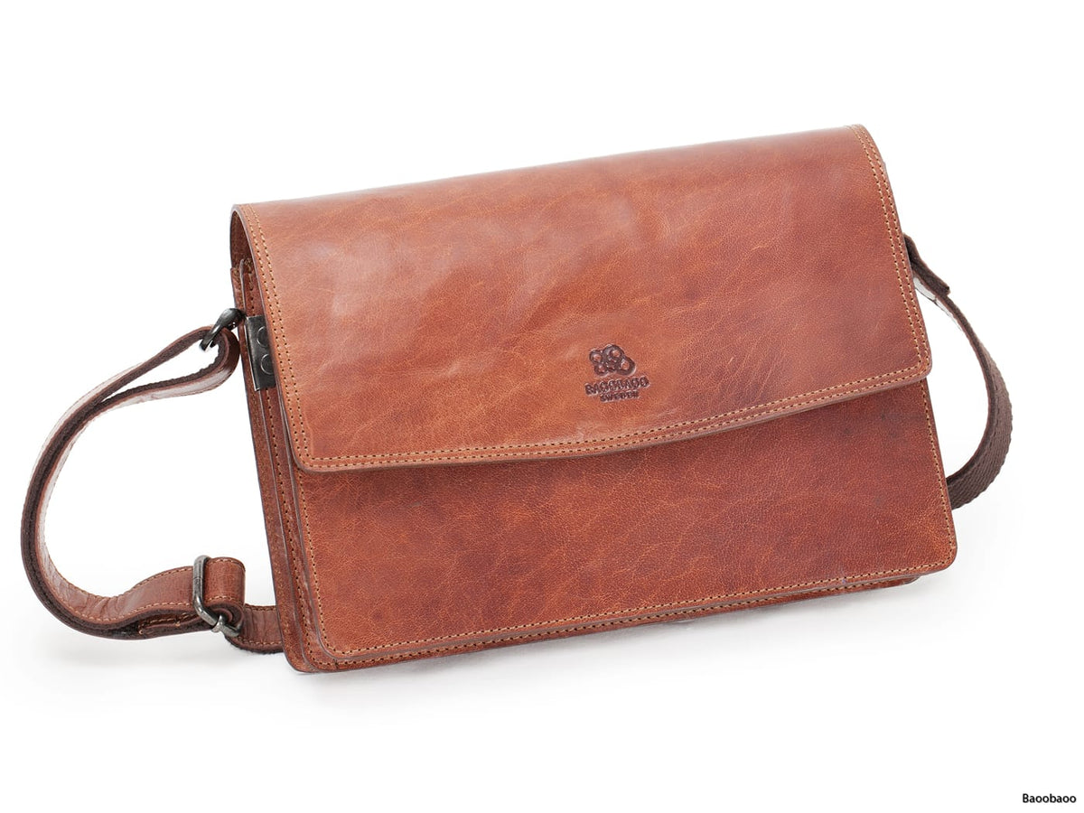 Baoobaoo - Flap Handbag, Handväska #Färg_Conjac