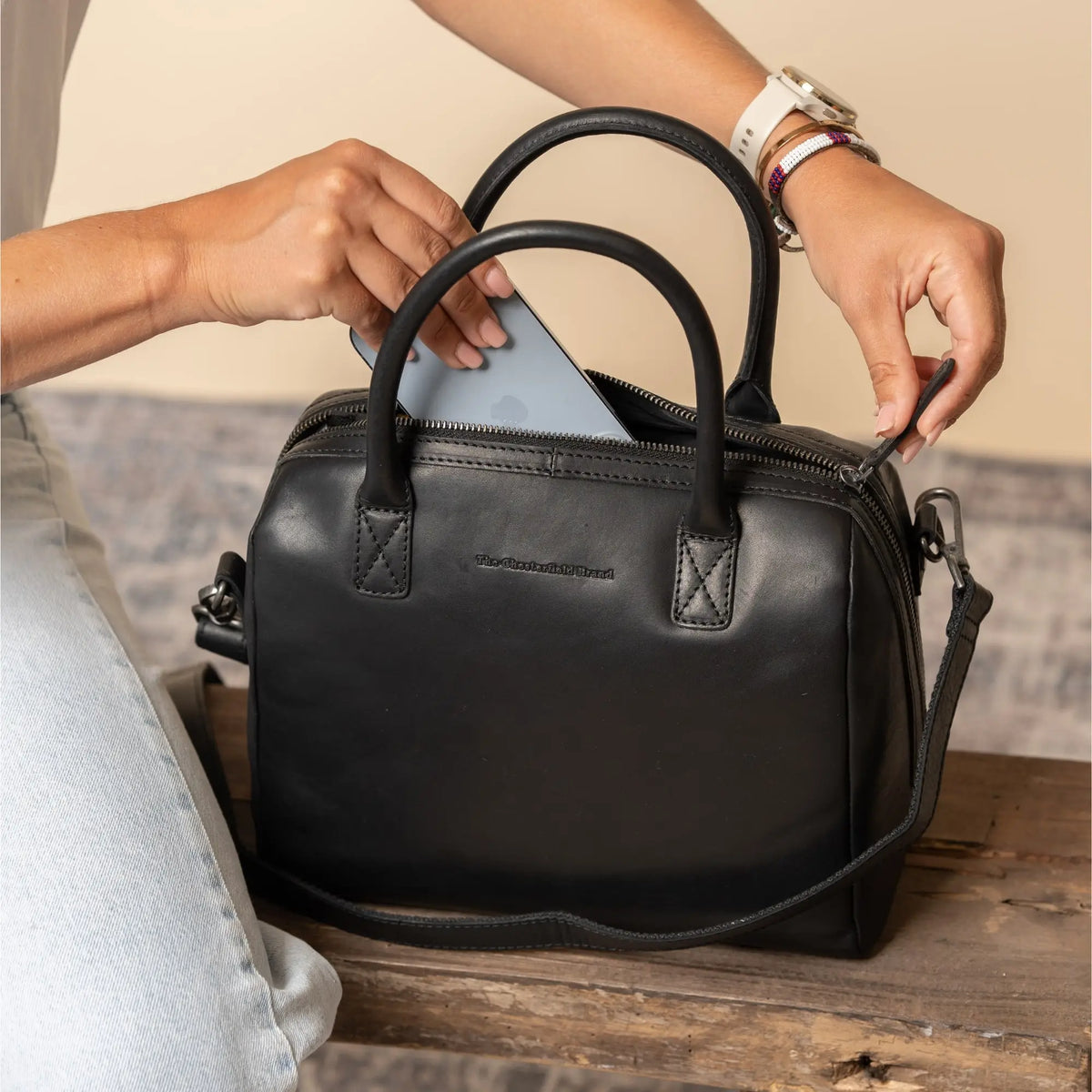 The Chesterfield Brand - Langton Handväska #Färg_Langton_Black