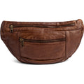 Stor Midjeväska i läder 24 CM #Färg_Chesterfield