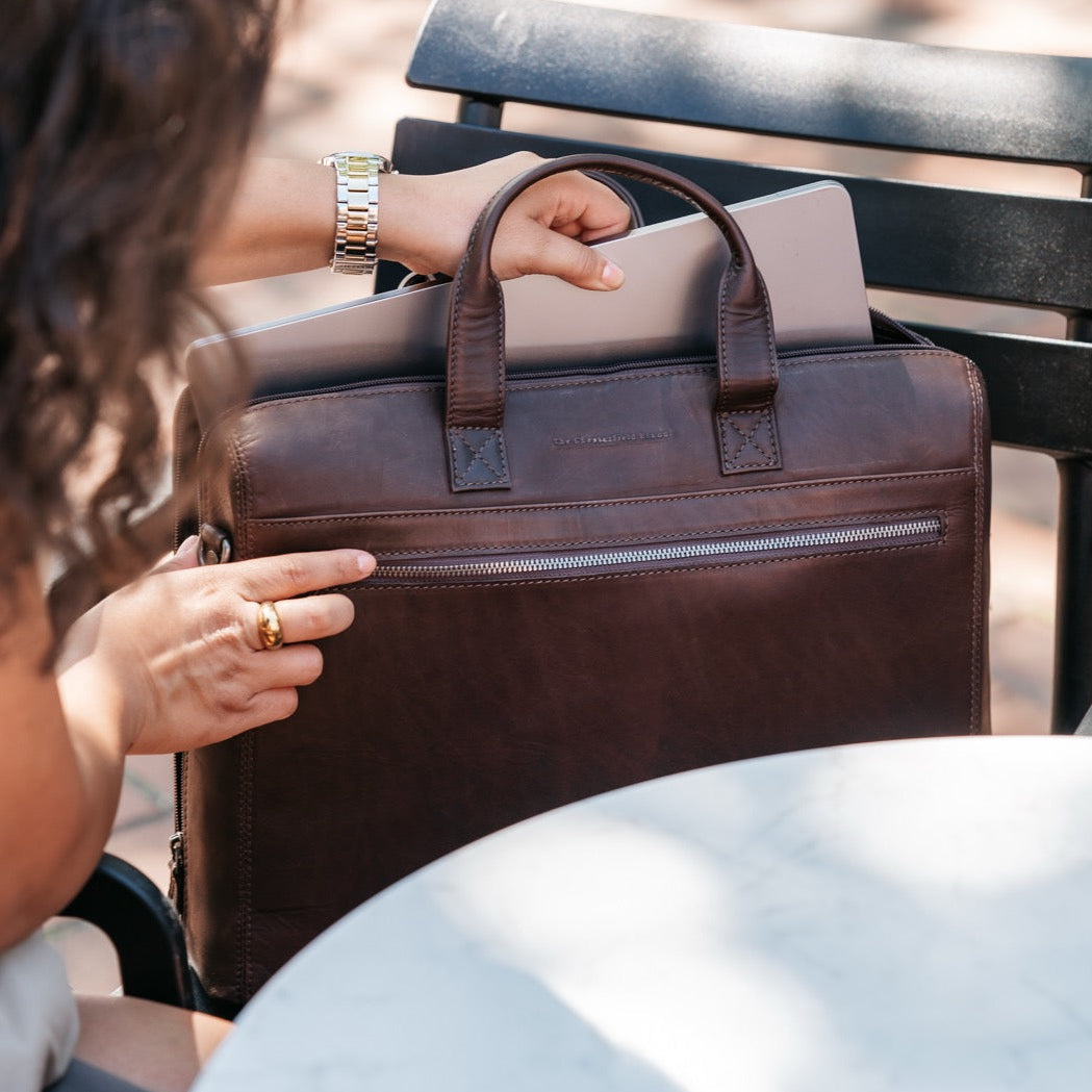 The Chesterfield Brand - Levanto Laptopväska #Färg_Brun