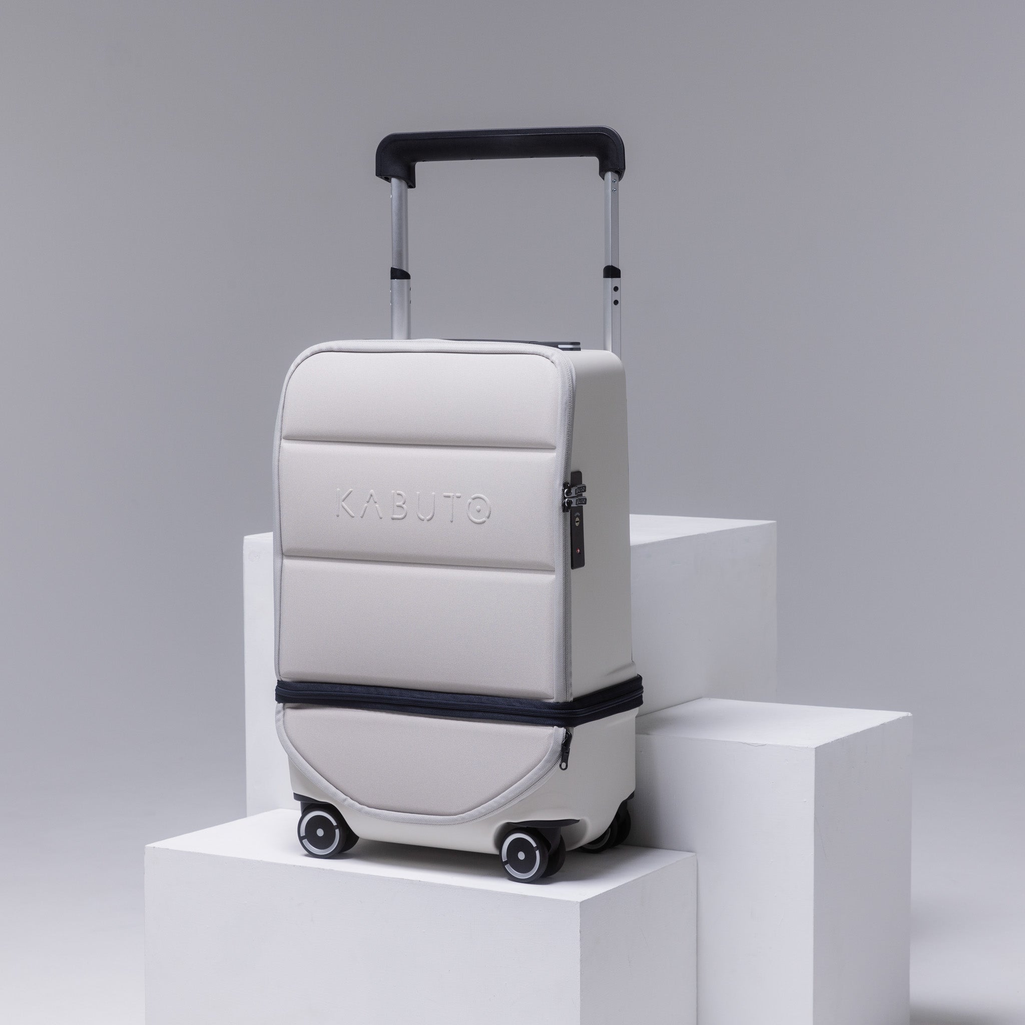 Kabuto FLEX CABIN - Expanderbar 55/75 cm - Grå Kabinväska - Powerbank