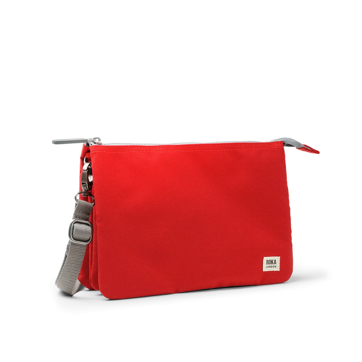 ROKA London - Carnaby XL XL Carnaby crossbody-väska #Färg_Mars_Red