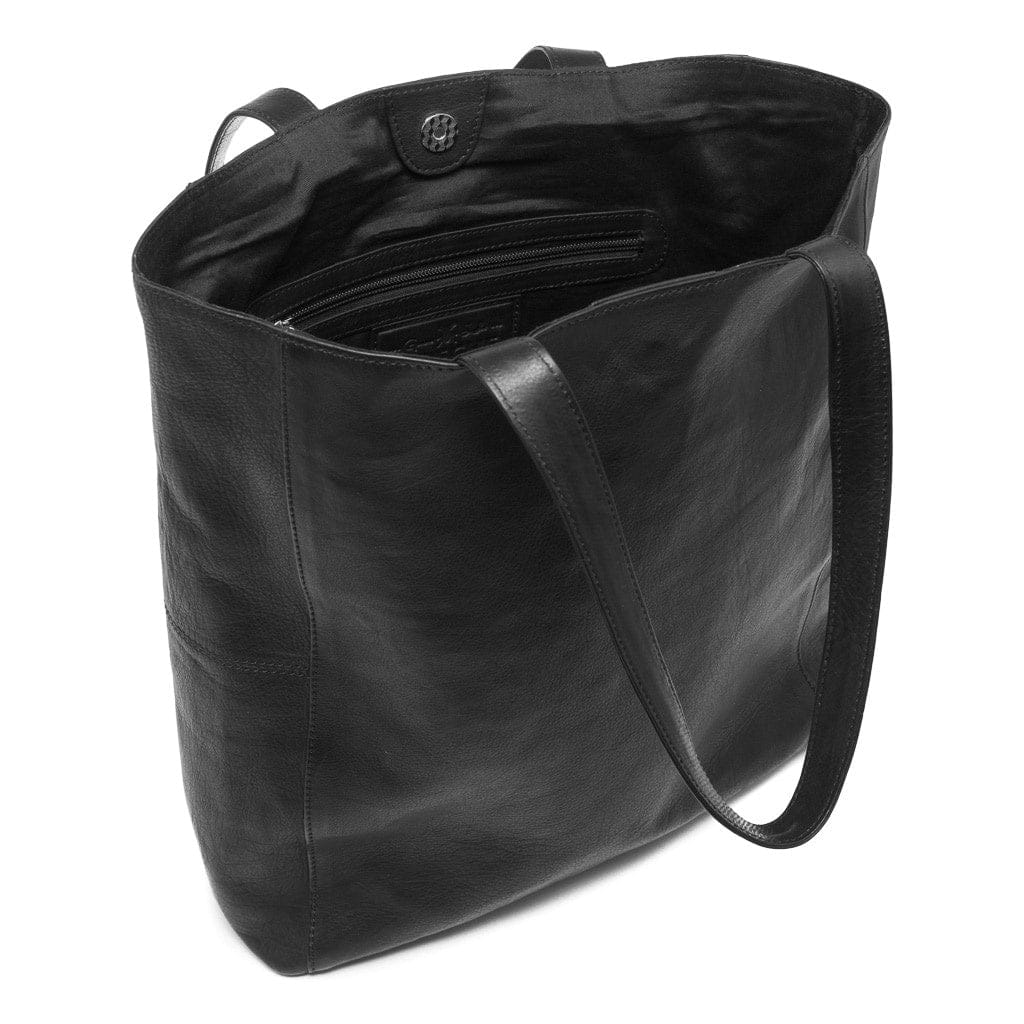 DEPECHE Shoppingväska i läder