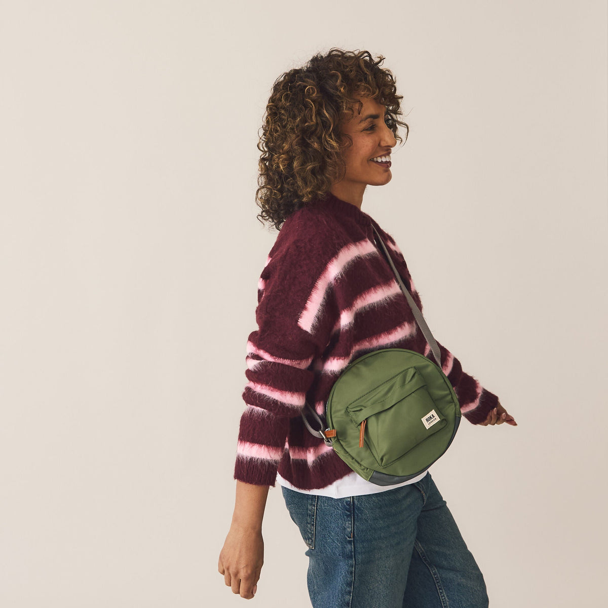 ROKA London - Paddington S crossbody-väska #Färg_Airforce