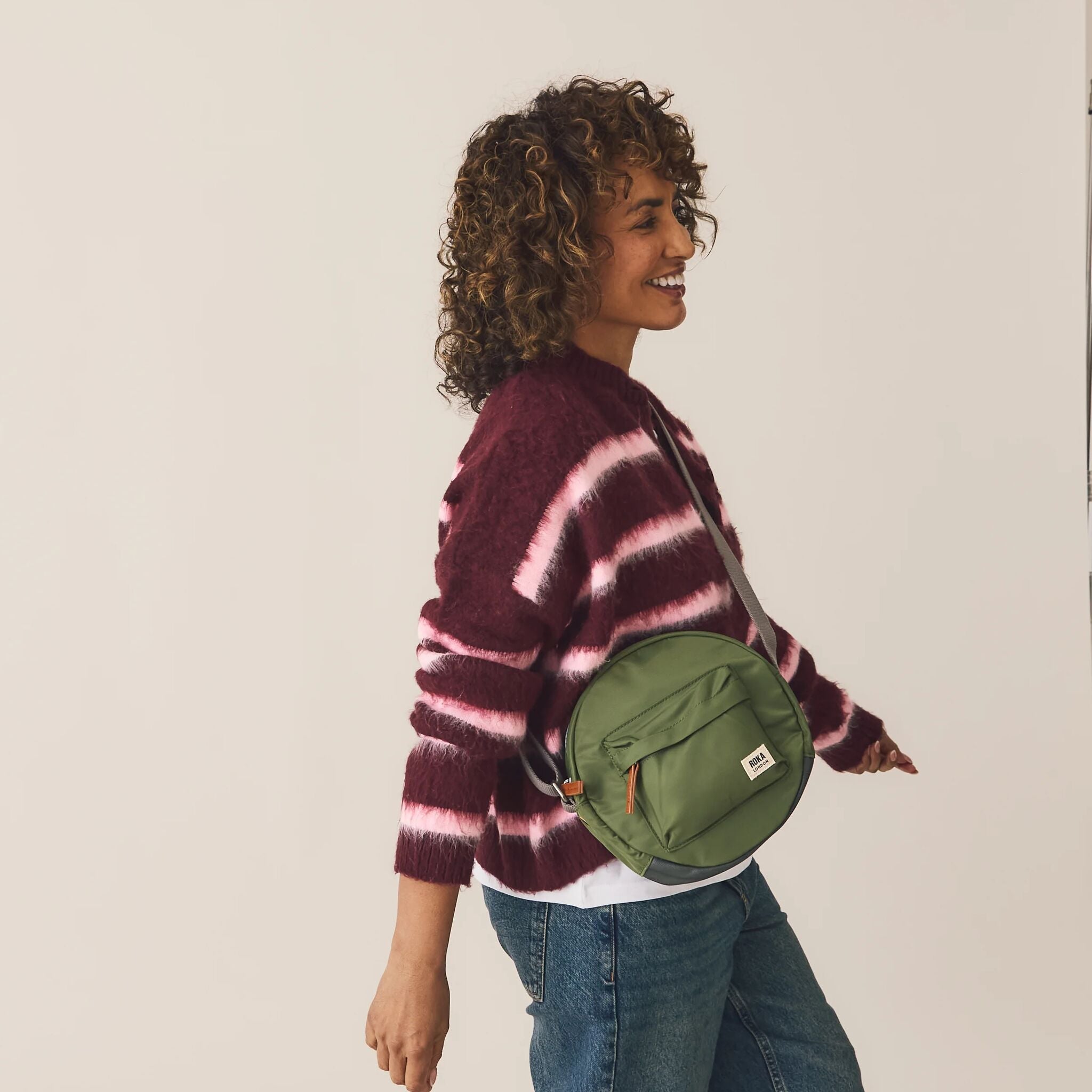 ROKA London - Paddington S crossbody-väska #Färg_Marine
