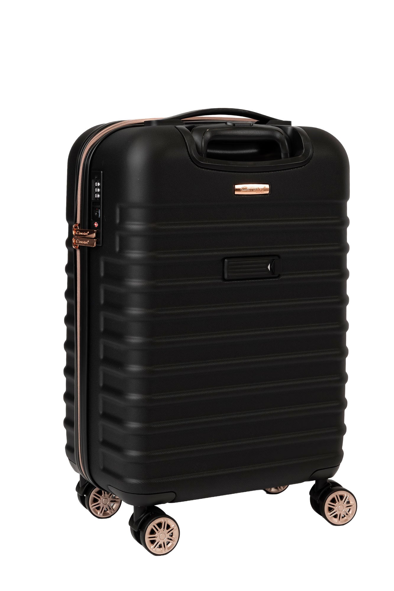 Pasadena Resväska 65 CM #Färg_Svart/Roséguld