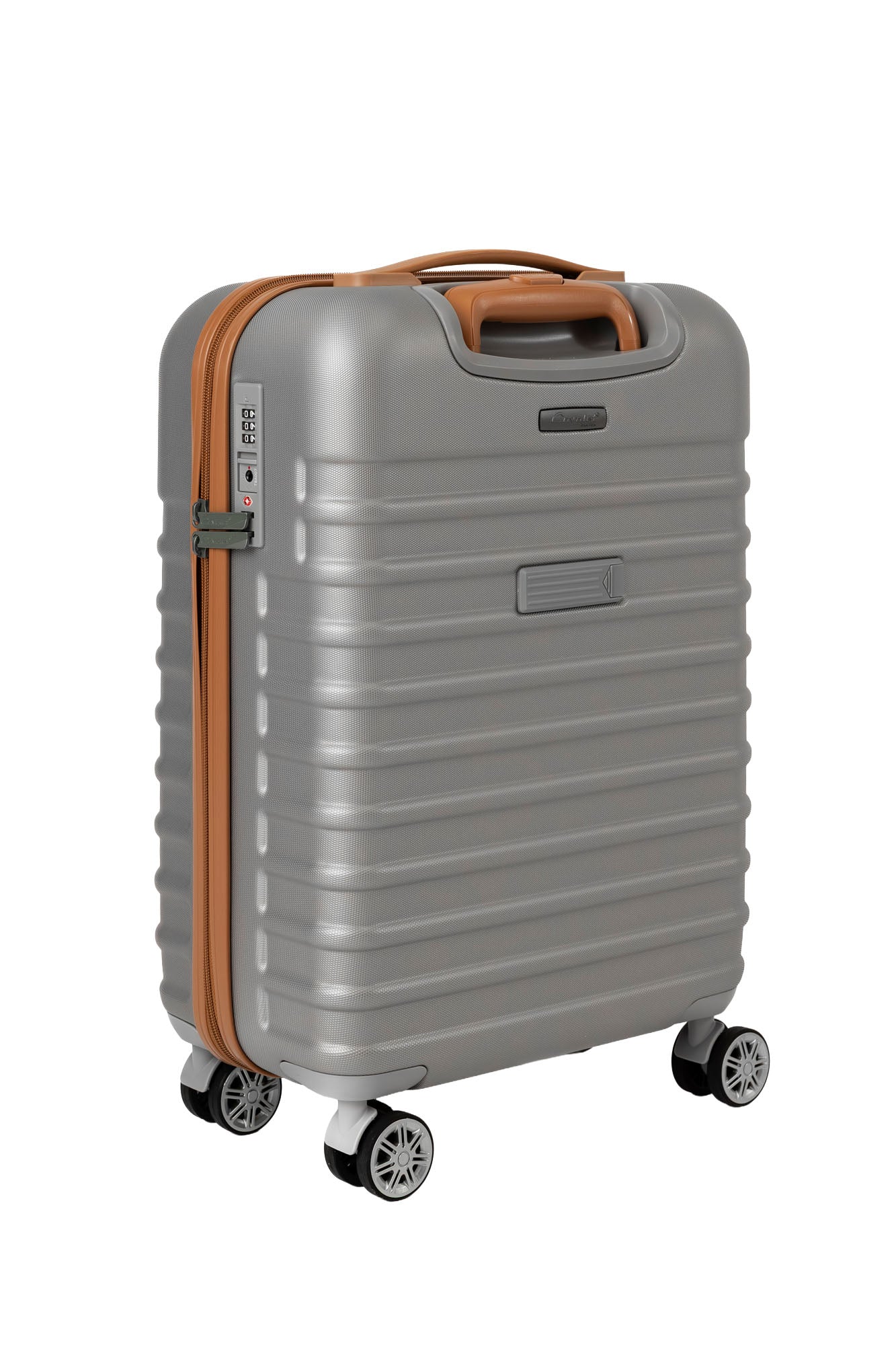 Pasadena Resväska 75 CM #Färg_Silver/Tan