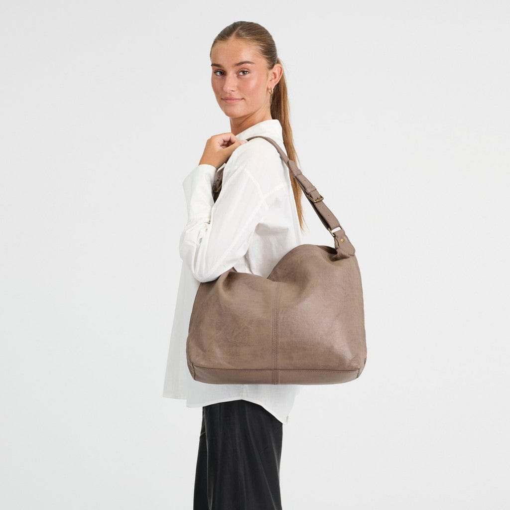Power Field Axelremsväska 34 CM #Färg_Mörk taupe