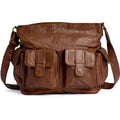 Powerfield Shoppingväska i fårskinn 34 CM #Färg_Chesterfield