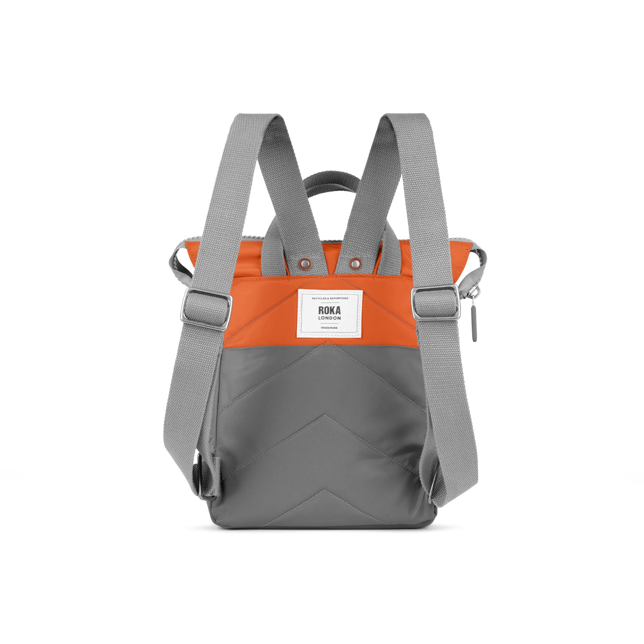 ROKA London - Bantry S ryggsäck Creative Waste #Färg_Graphite/Burnt_Orange