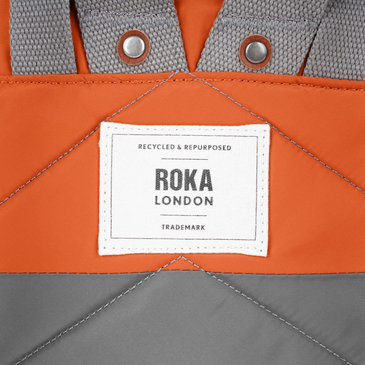 ROKA London - Bantry S ryggsäck Creative Waste #Färg_Graphite/Burnt_Orange