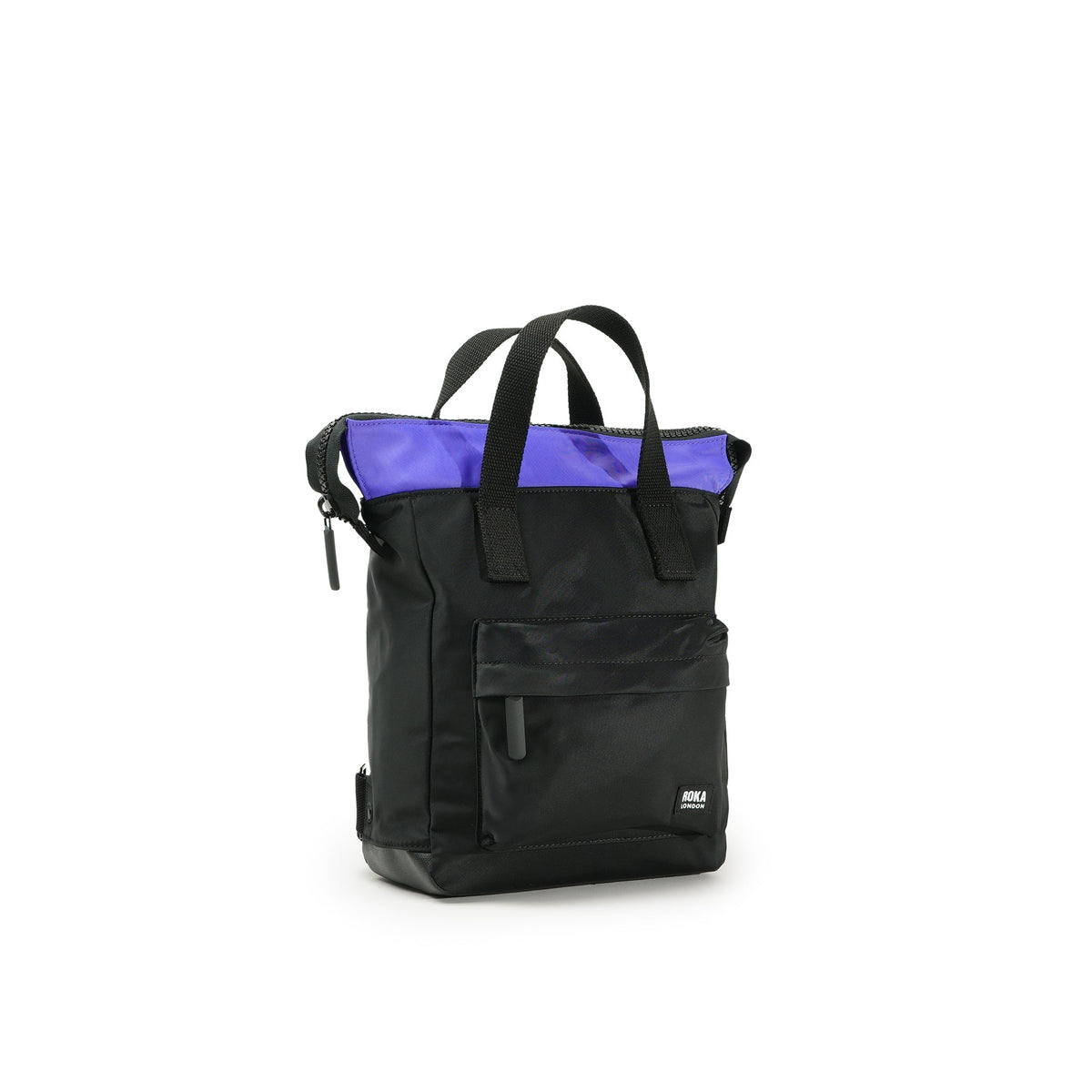 ROKA London - Bantry S ryggsäck Creative Waste #Färg_Black/Simple_Purple