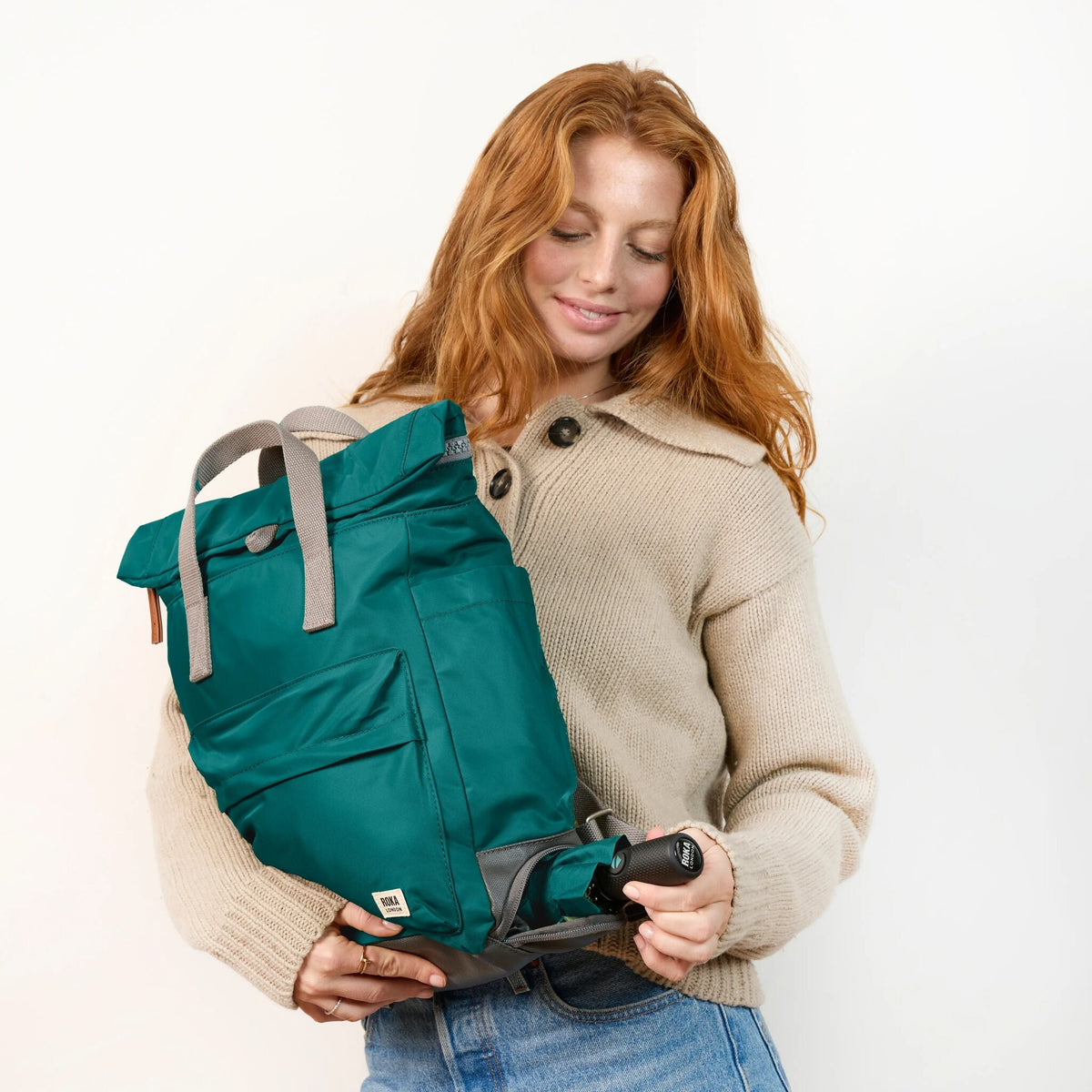 ROKA London - Bayswater M paraplyryggsäck #Färg_Teal