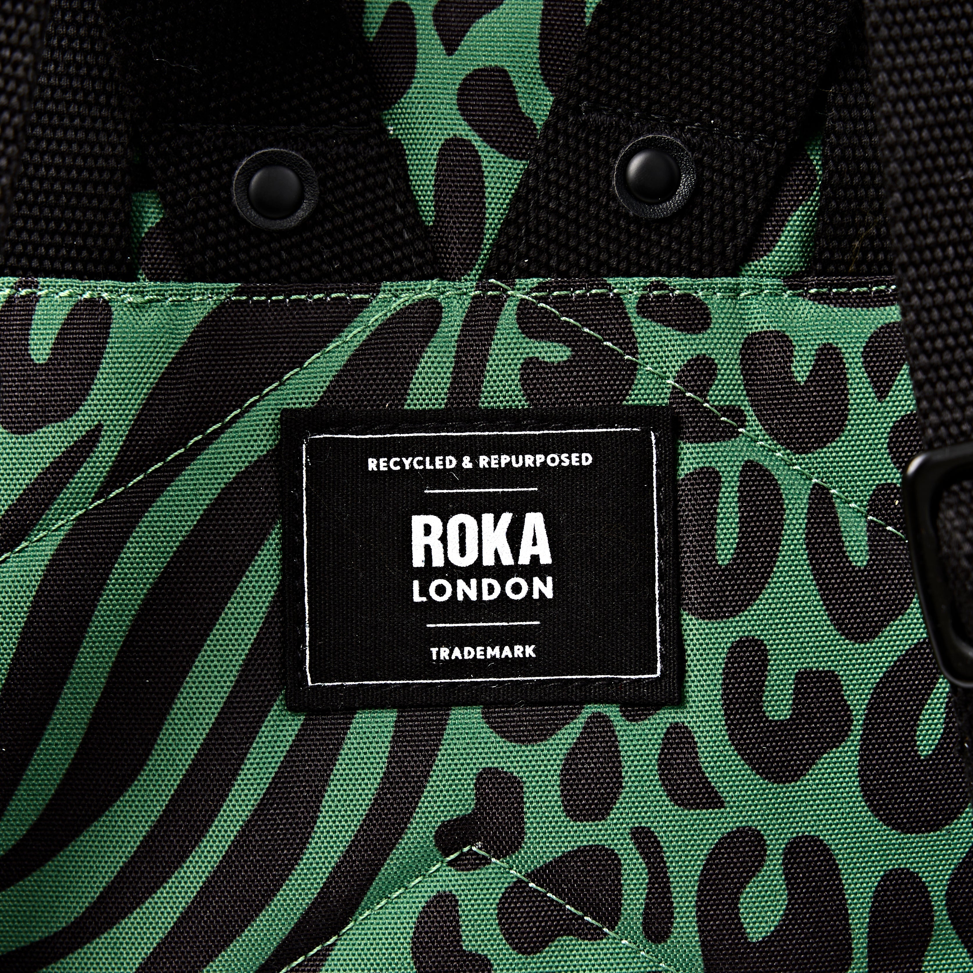 ROKA London - Bayswater M paraplyryggsäck #Färg_Mixed_Animal_Artichoke