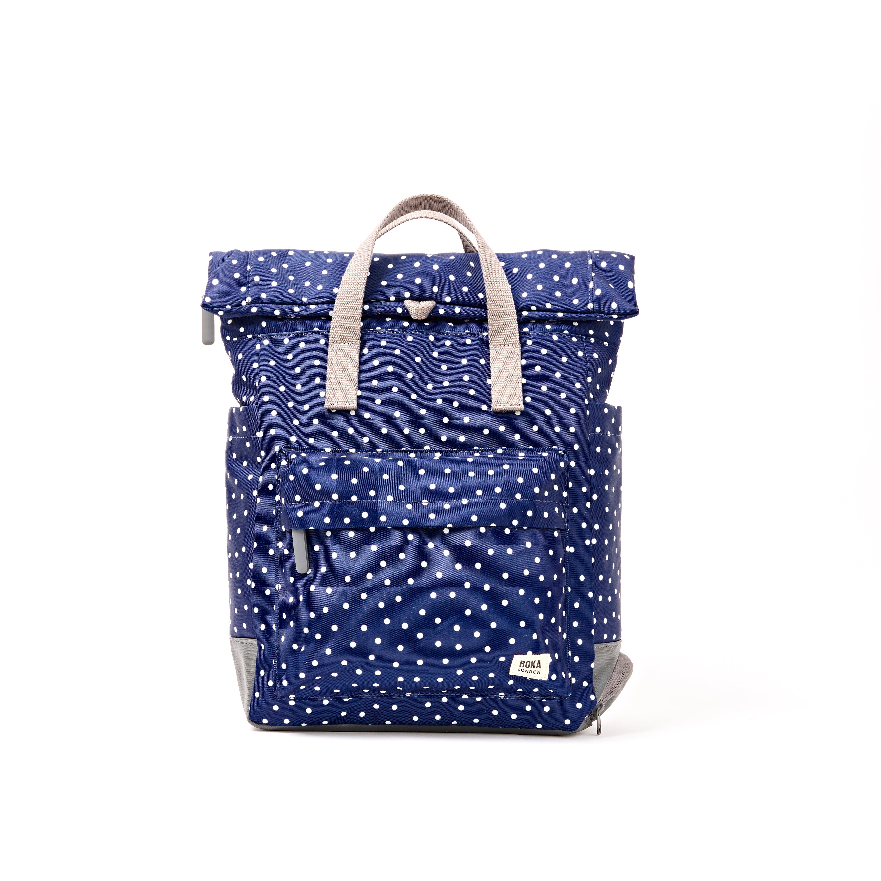 ROKA London - Bayswater M paraplyryggsäck #Färg_Navy_Polka_Dot