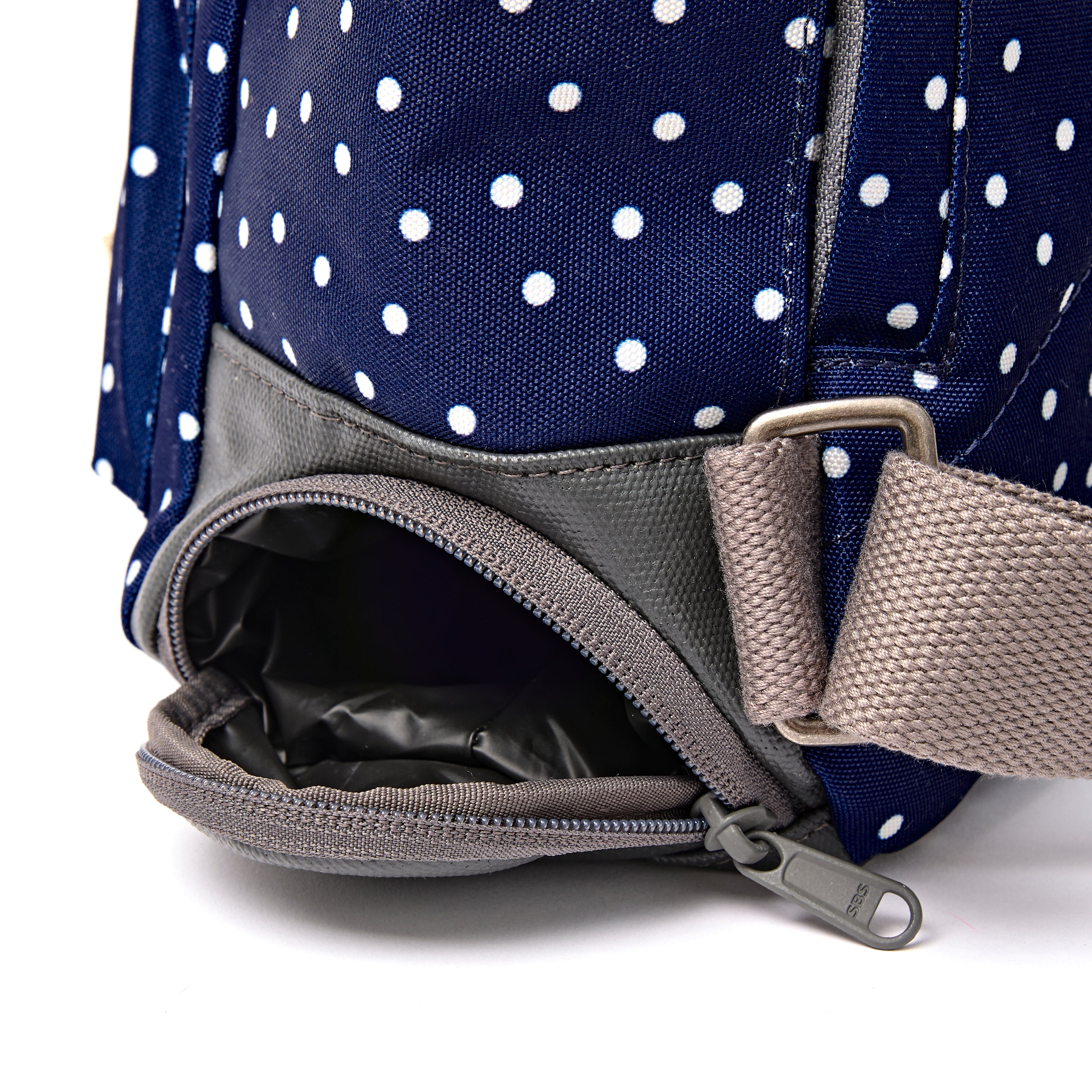 ROKA London - Bayswater M paraplyryggsäck #Färg_Navy_Polka_Dot