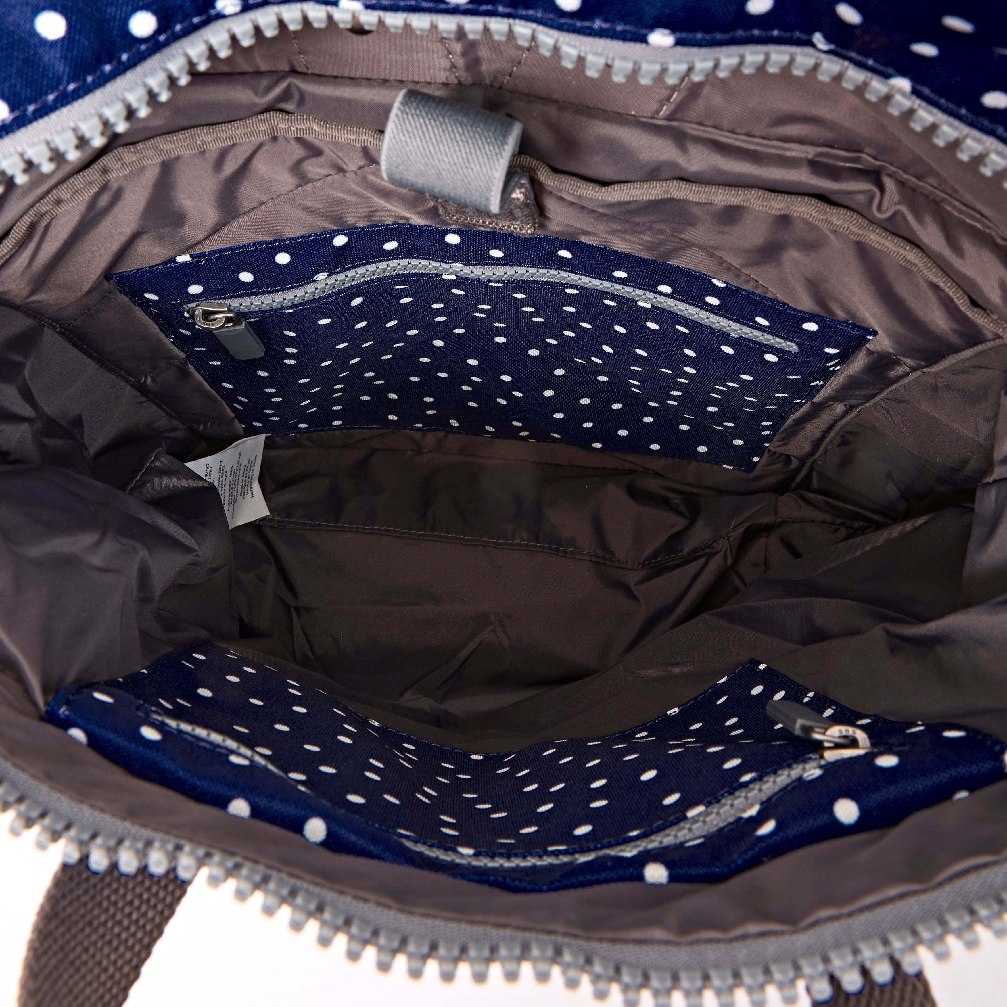 ROKA London - Bayswater M paraplyryggsäck #Färg_Navy_Polka_Dot