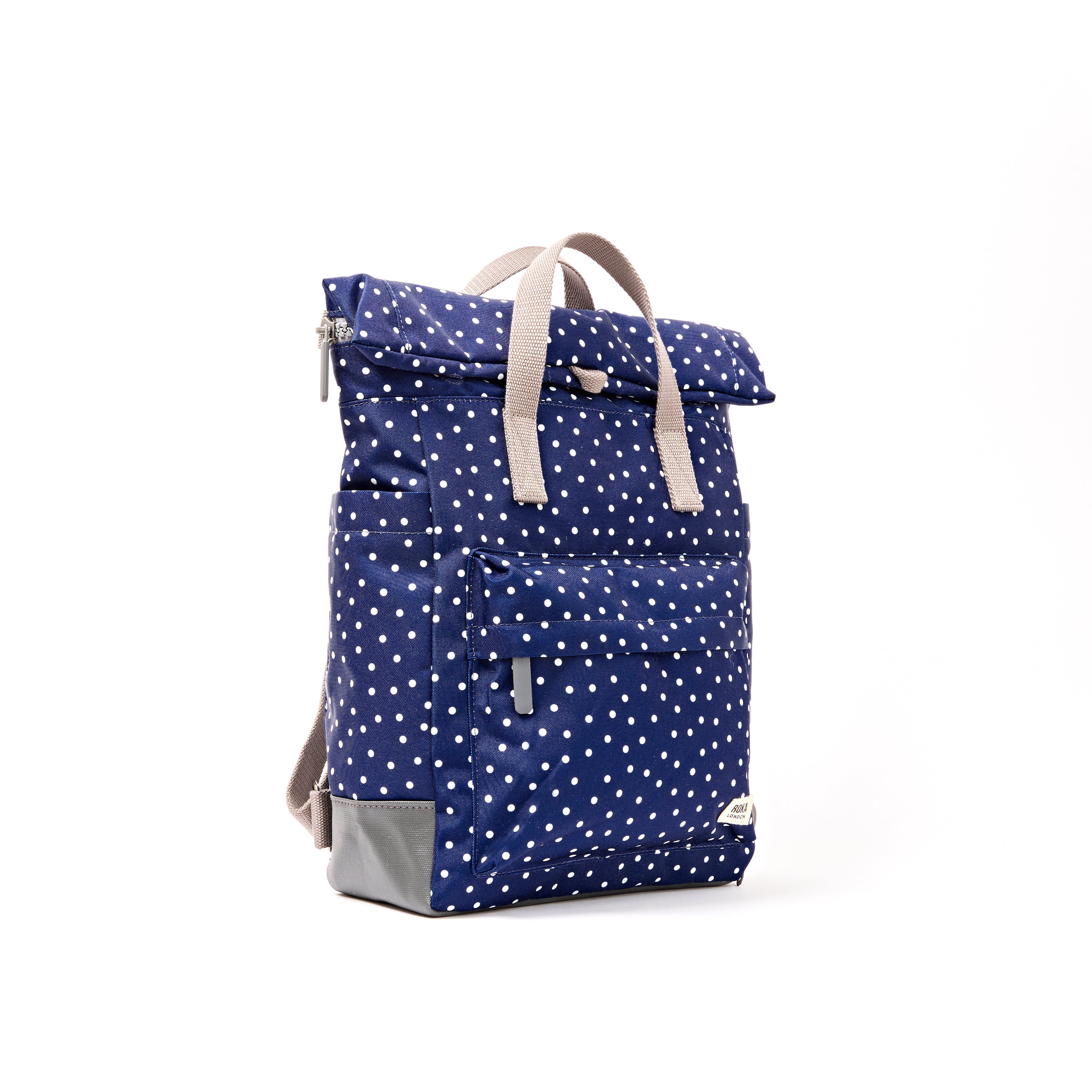 ROKA London - Bayswater M paraplyryggsäck #Färg_Navy_Polka_Dot