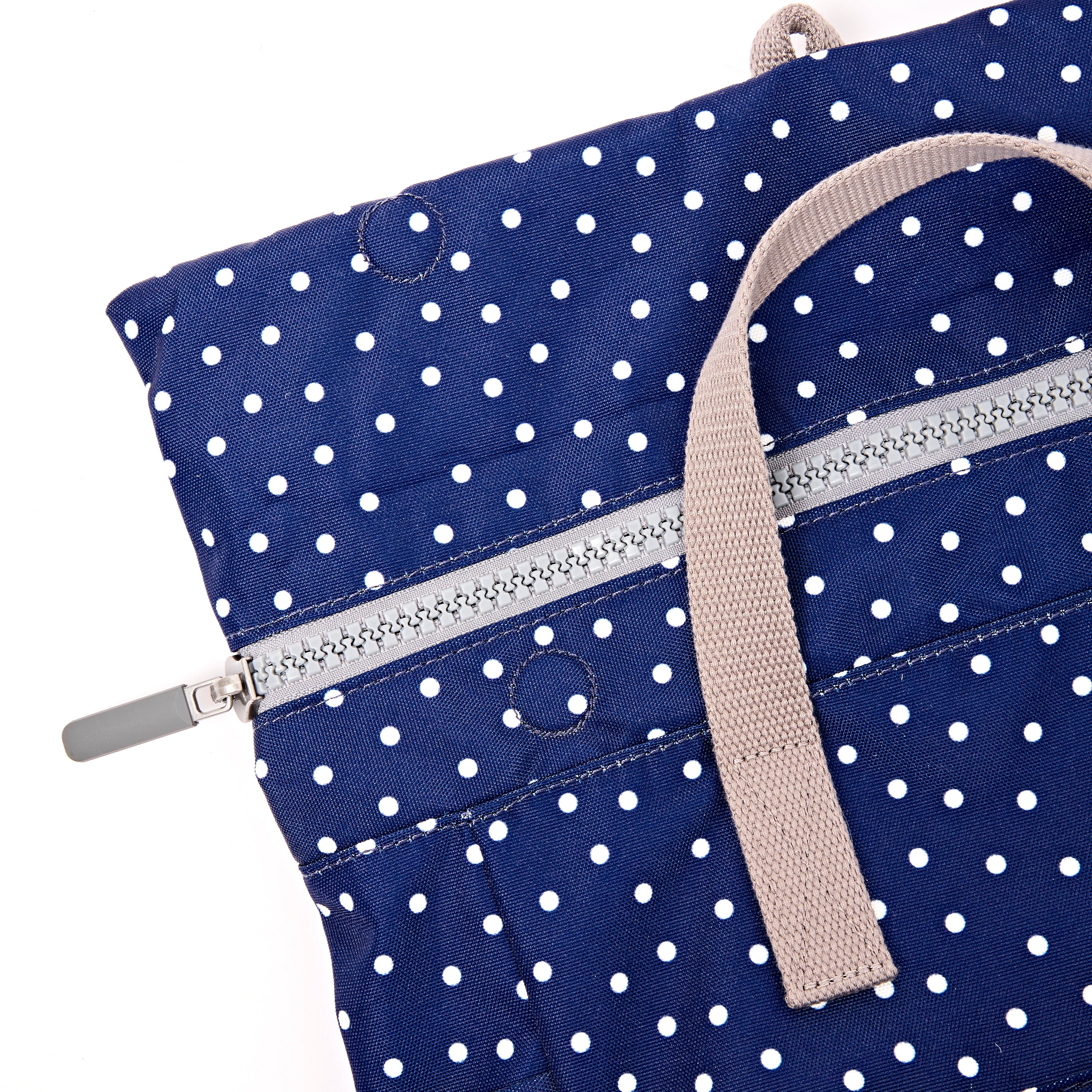 ROKA London - Bayswater M paraplyryggsäck #Färg_Navy_Polka_Dot