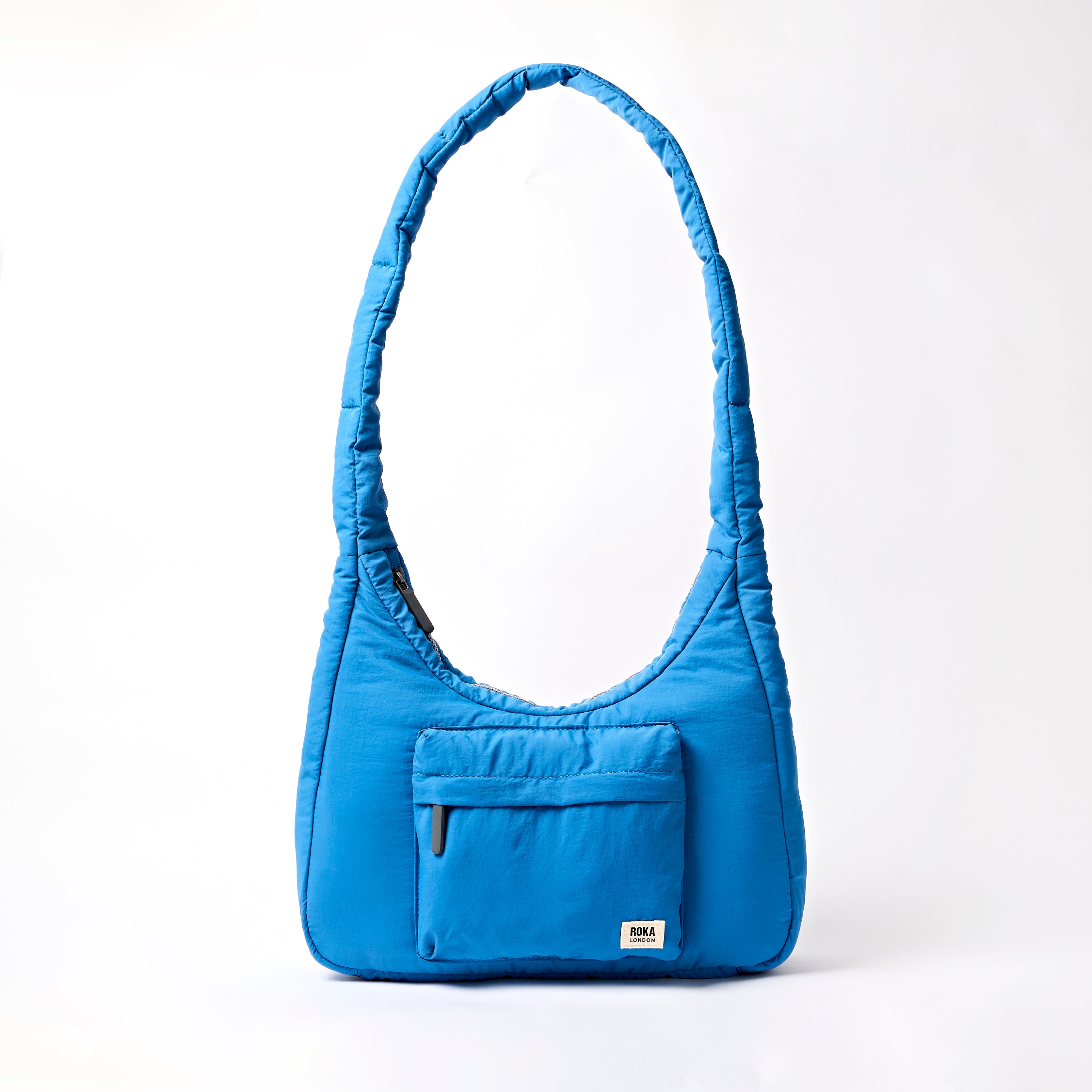ROKA London - Belsize M crossbody-väska #Färg_Malibu_Blue