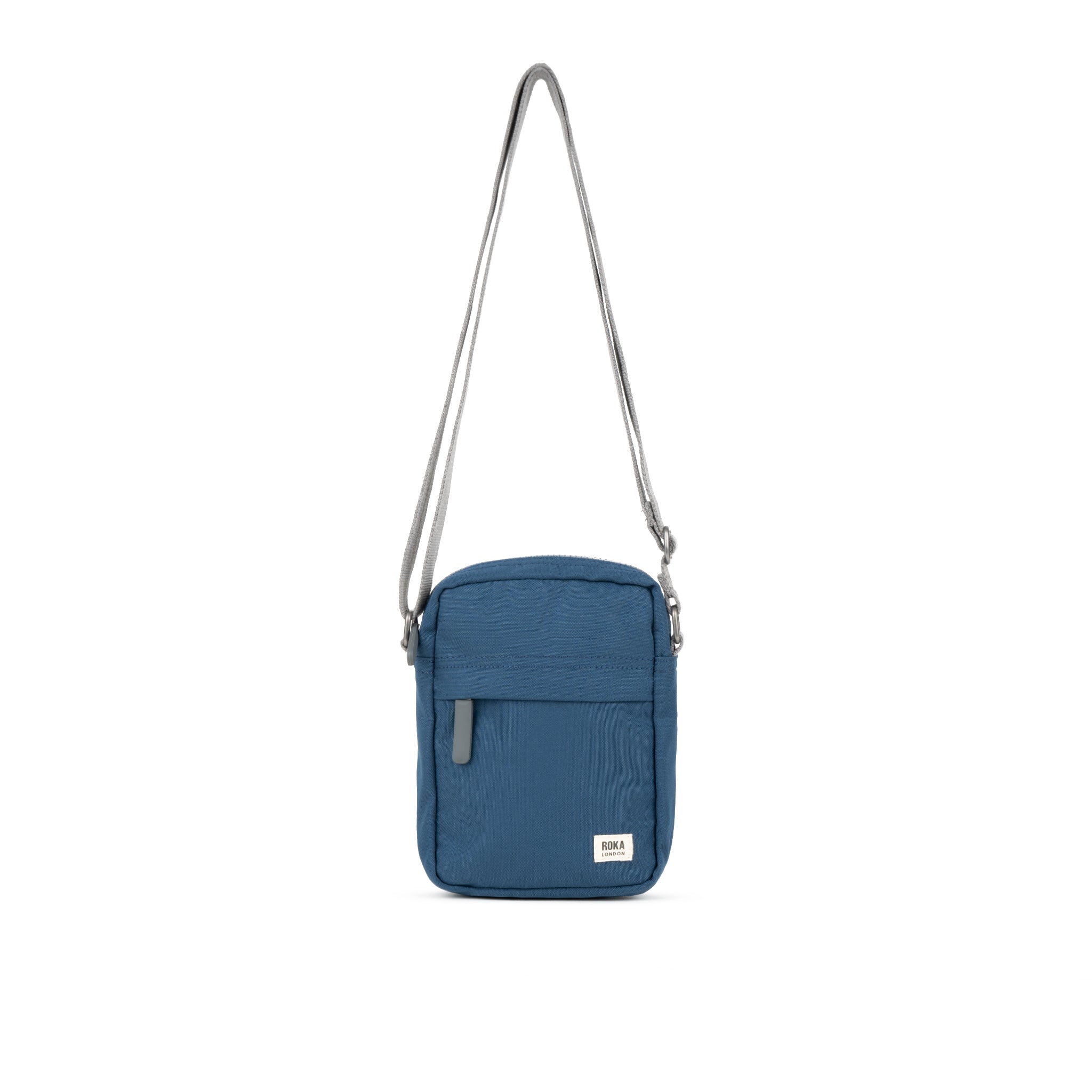 ROKA London - Bond S crossbody-väska med ficka #Färg_Deep_Blue