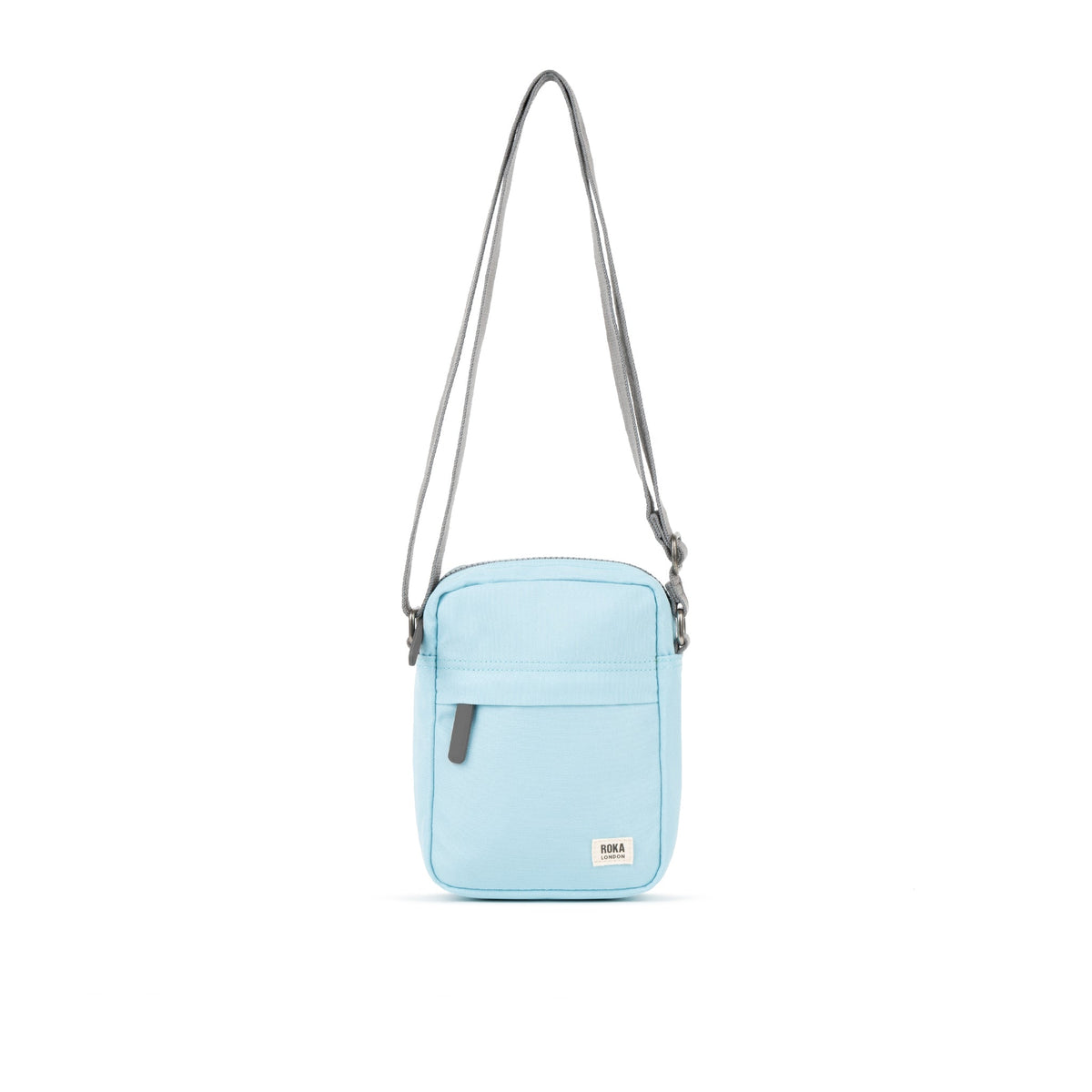 ROKA London - Bond S crossbody-väska med ficka #Färg_Ice