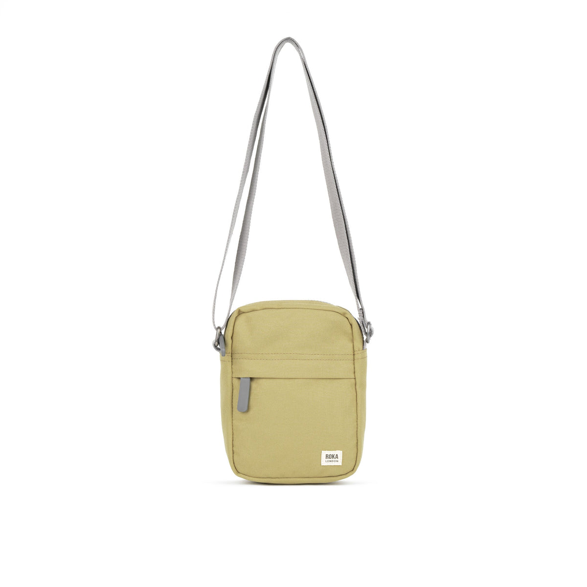 ROKA London - Bond S crossbody-väska med ficka #Färg_Khaki