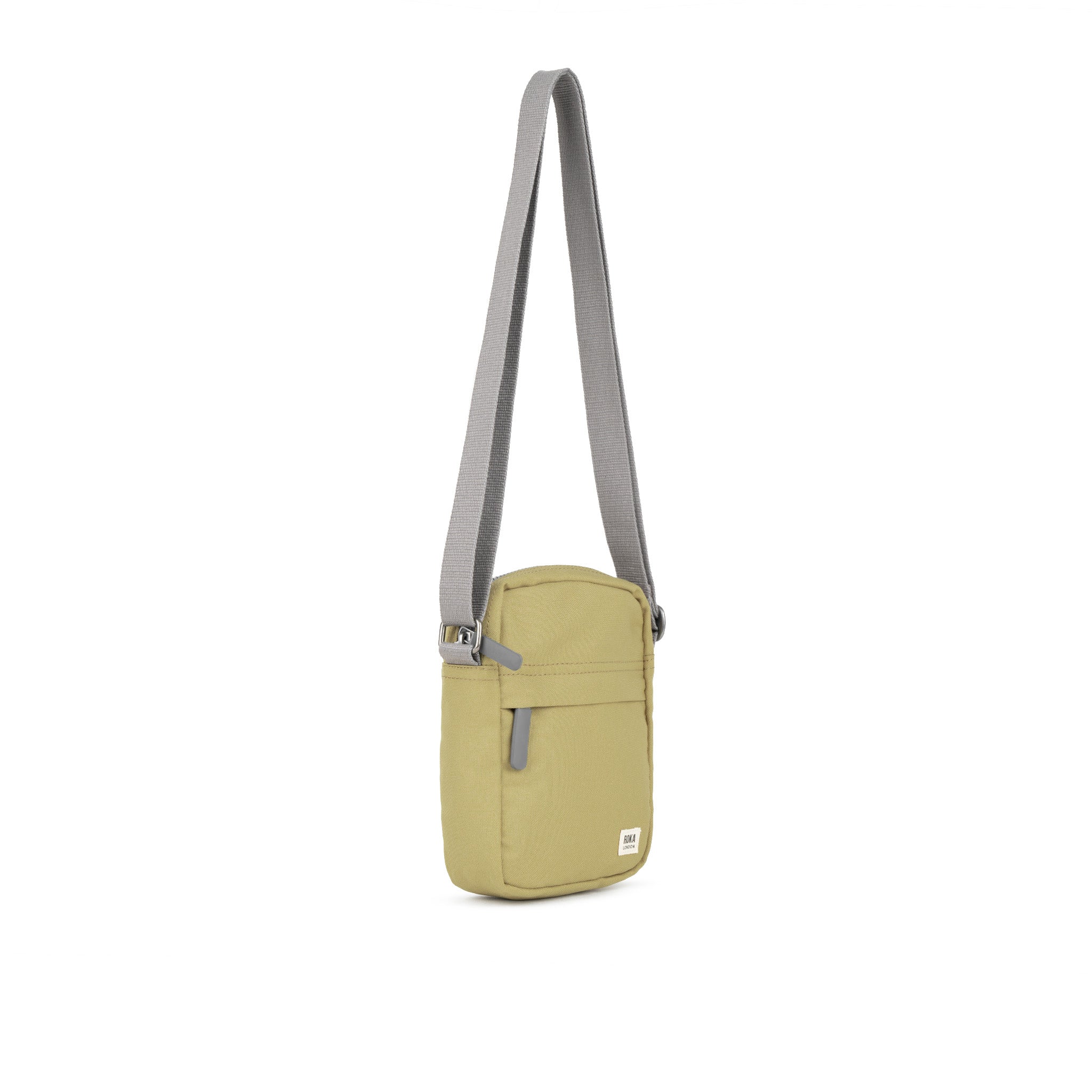 ROKA London - Bond S crossbody-väska med ficka #Färg_Khaki