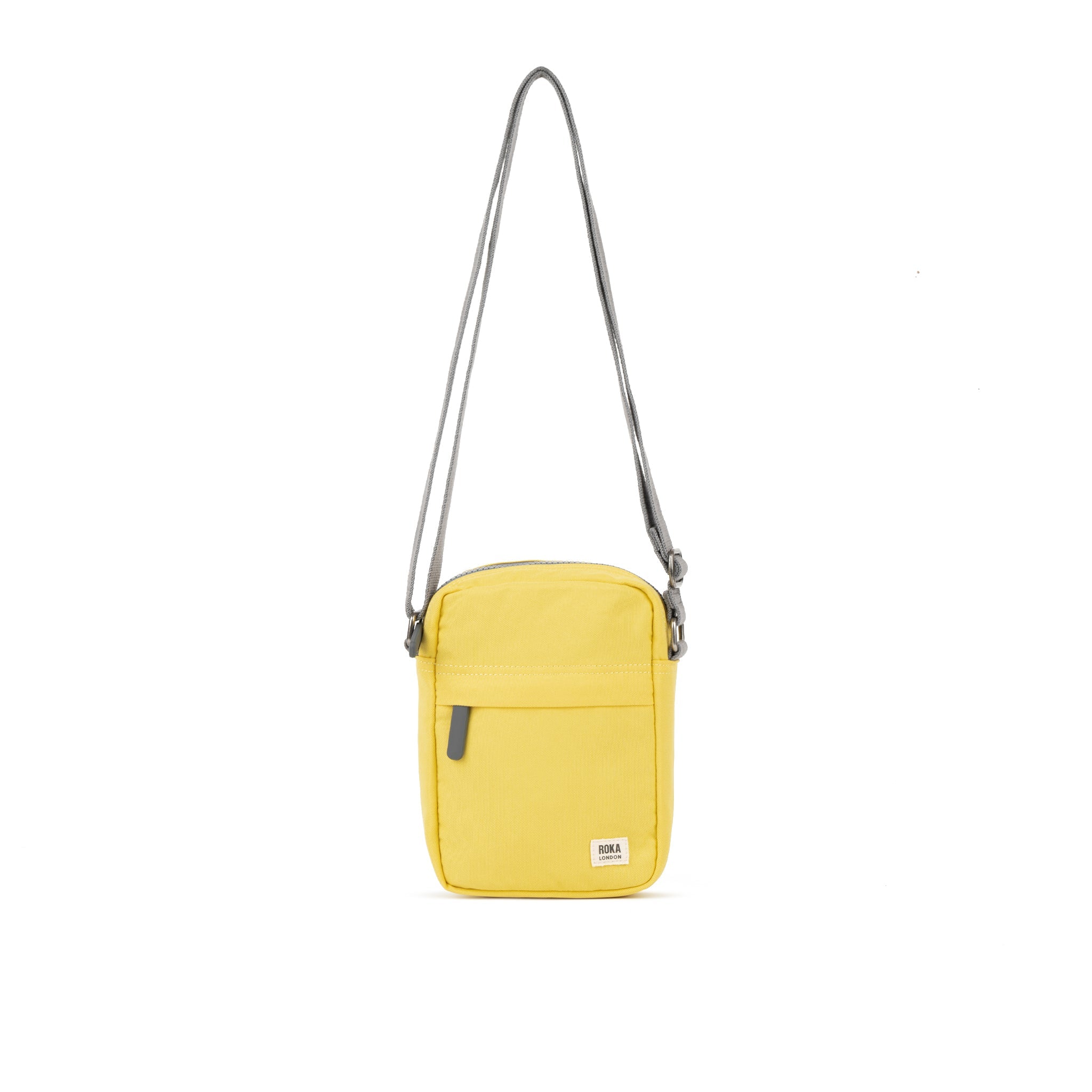 ROKA London - Bond S crossbody-väska med ficka #Färg_Lemonade
