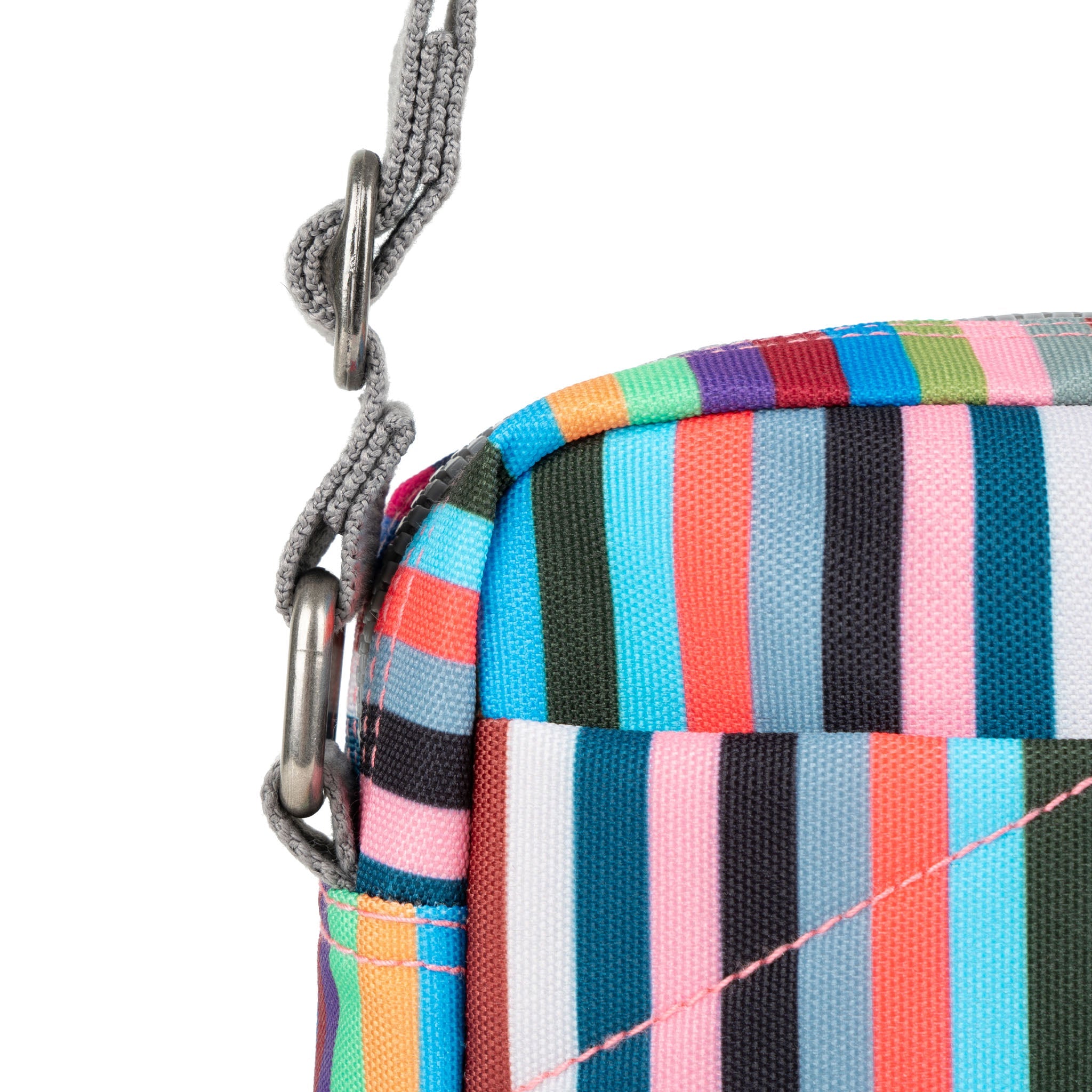 ROKA London - Bond S crossbody-väska med ficka #Färg_Multi_Stripe