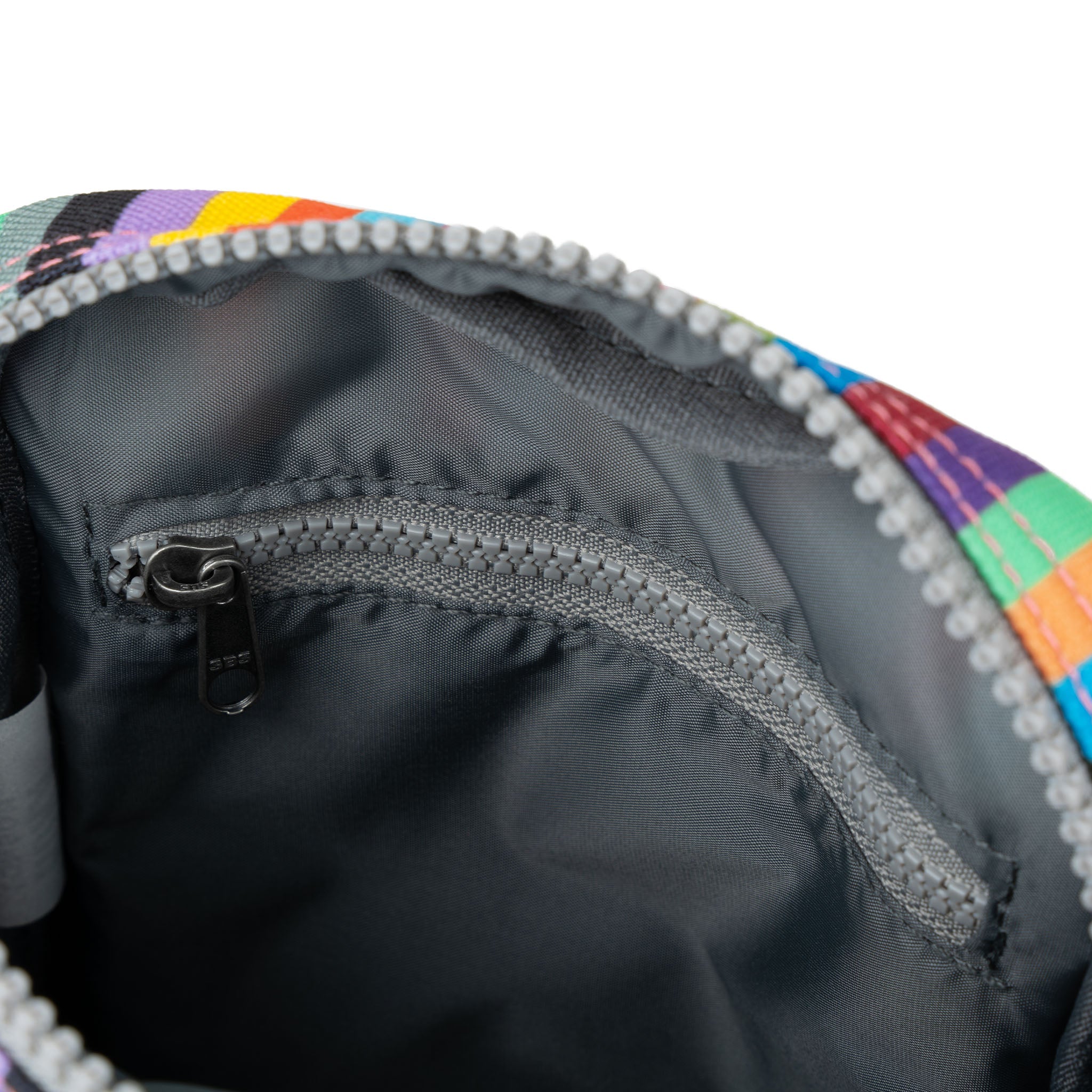 ROKA London - Bond S crossbody-väska med ficka #Färg_Multi_Stripe