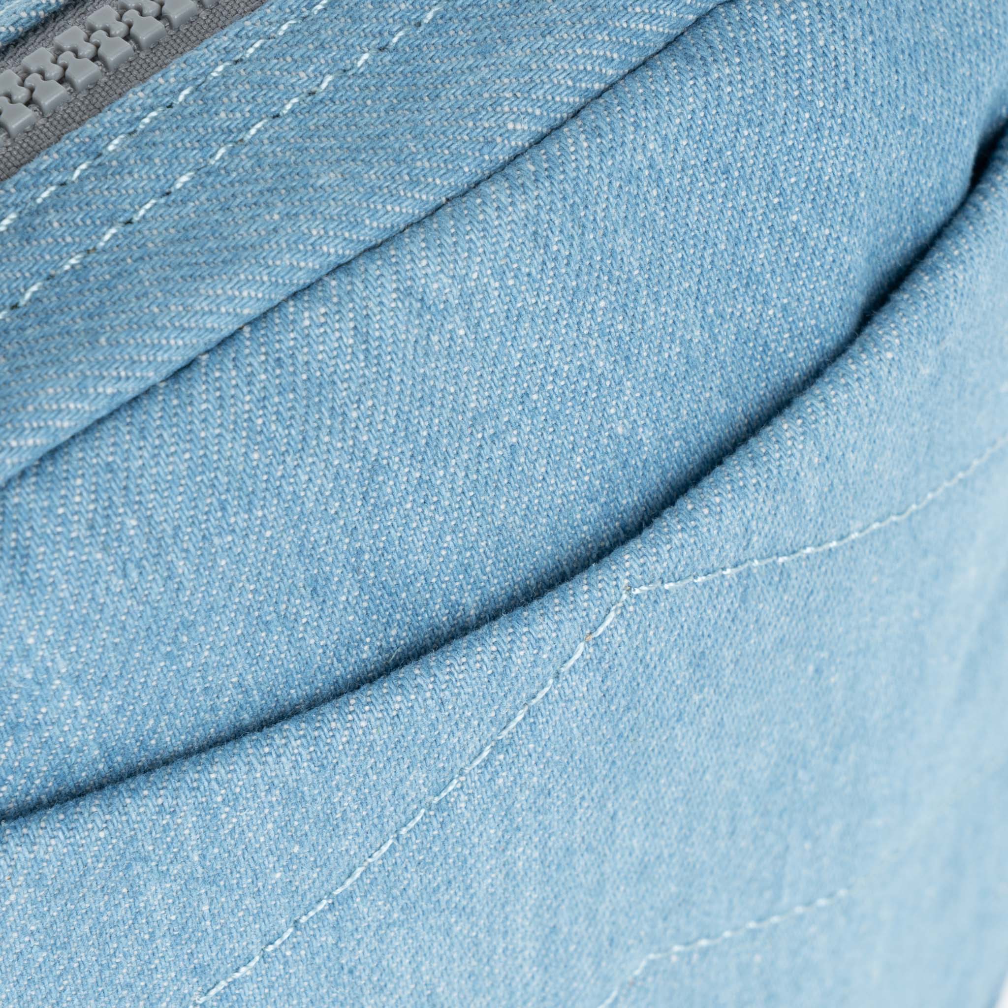 ROKA London - Bond S crossbody-väska med ficka #Färg_Light_Denim