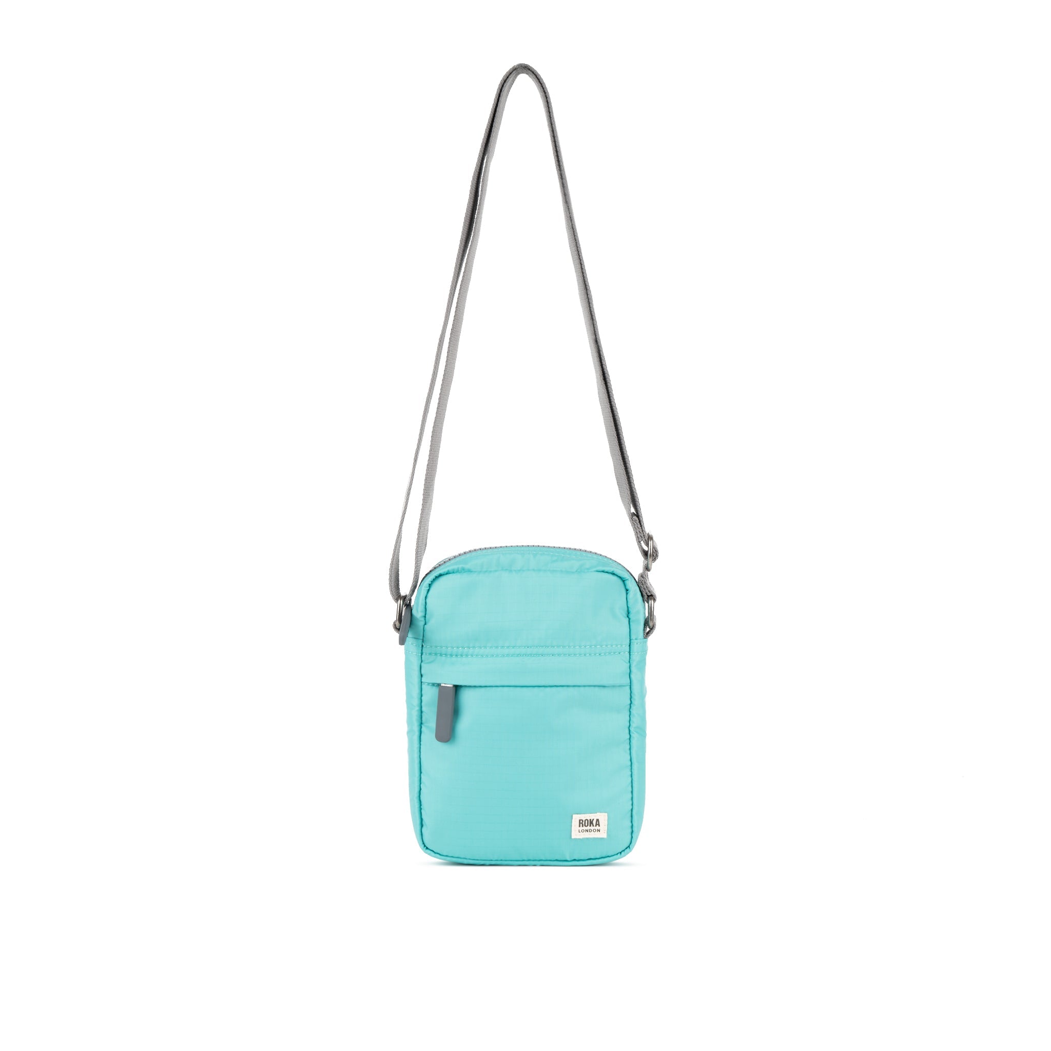 ROKA London - Bond S crossbody-väska med ficka #Färg_Aquatic_Awe
